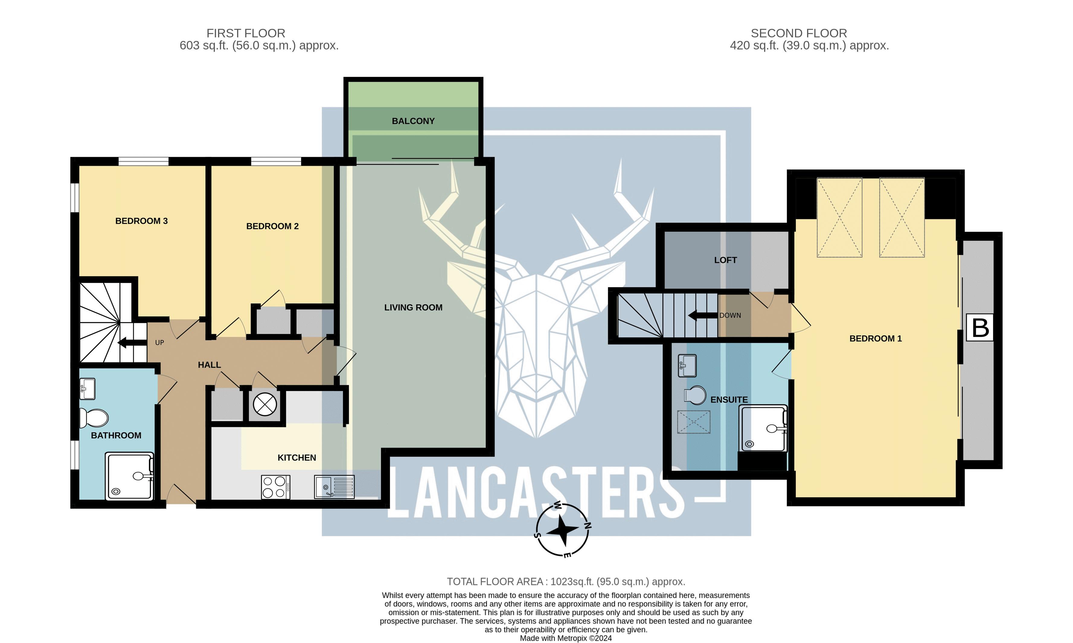 13 Grantham Court, Queens Road, Cowes floorplan