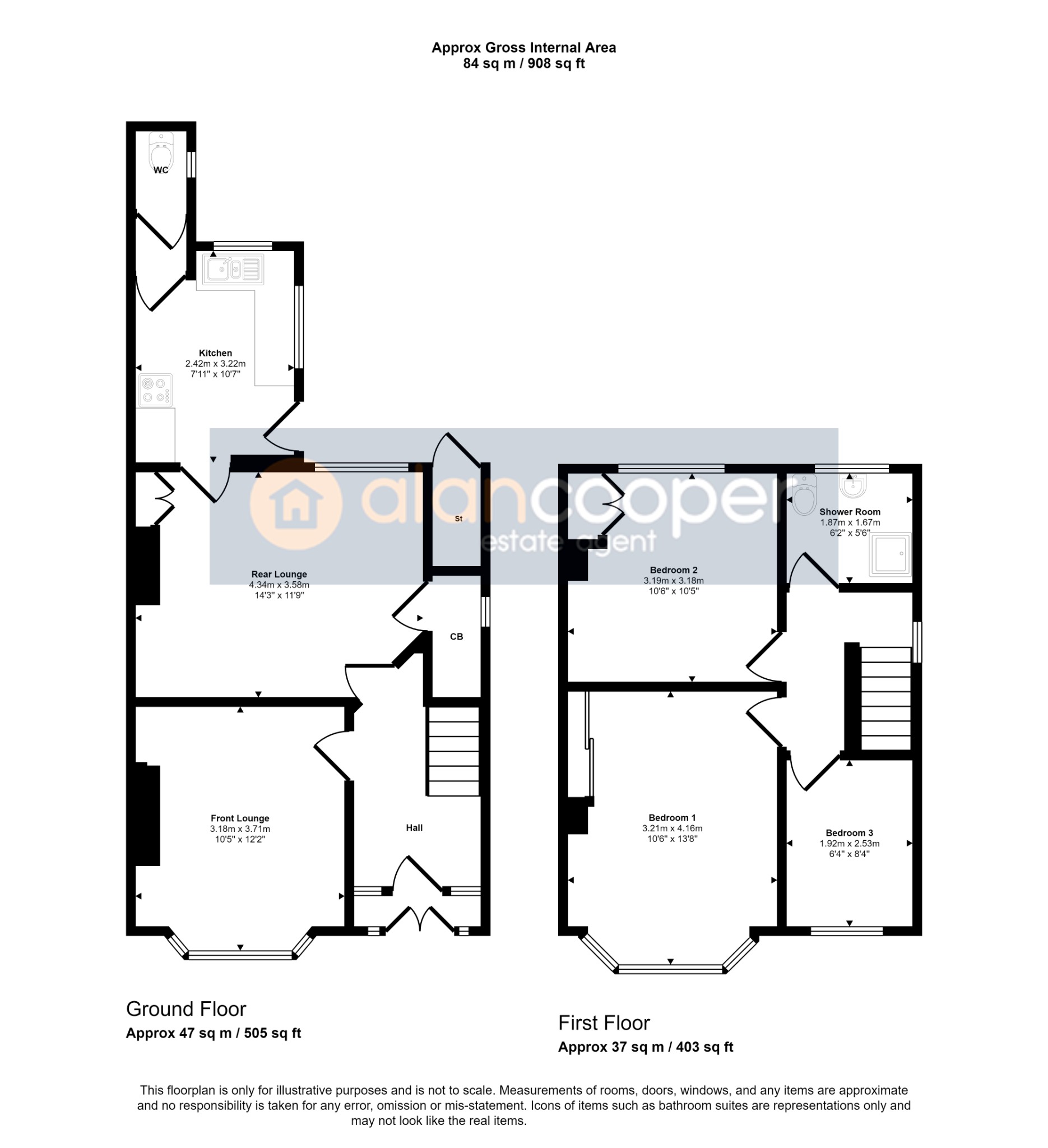 53, Greenmoor Road, Nuneaton floorplan