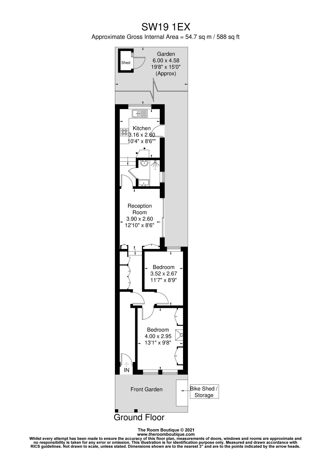 78, Quicks Road, London floorplan