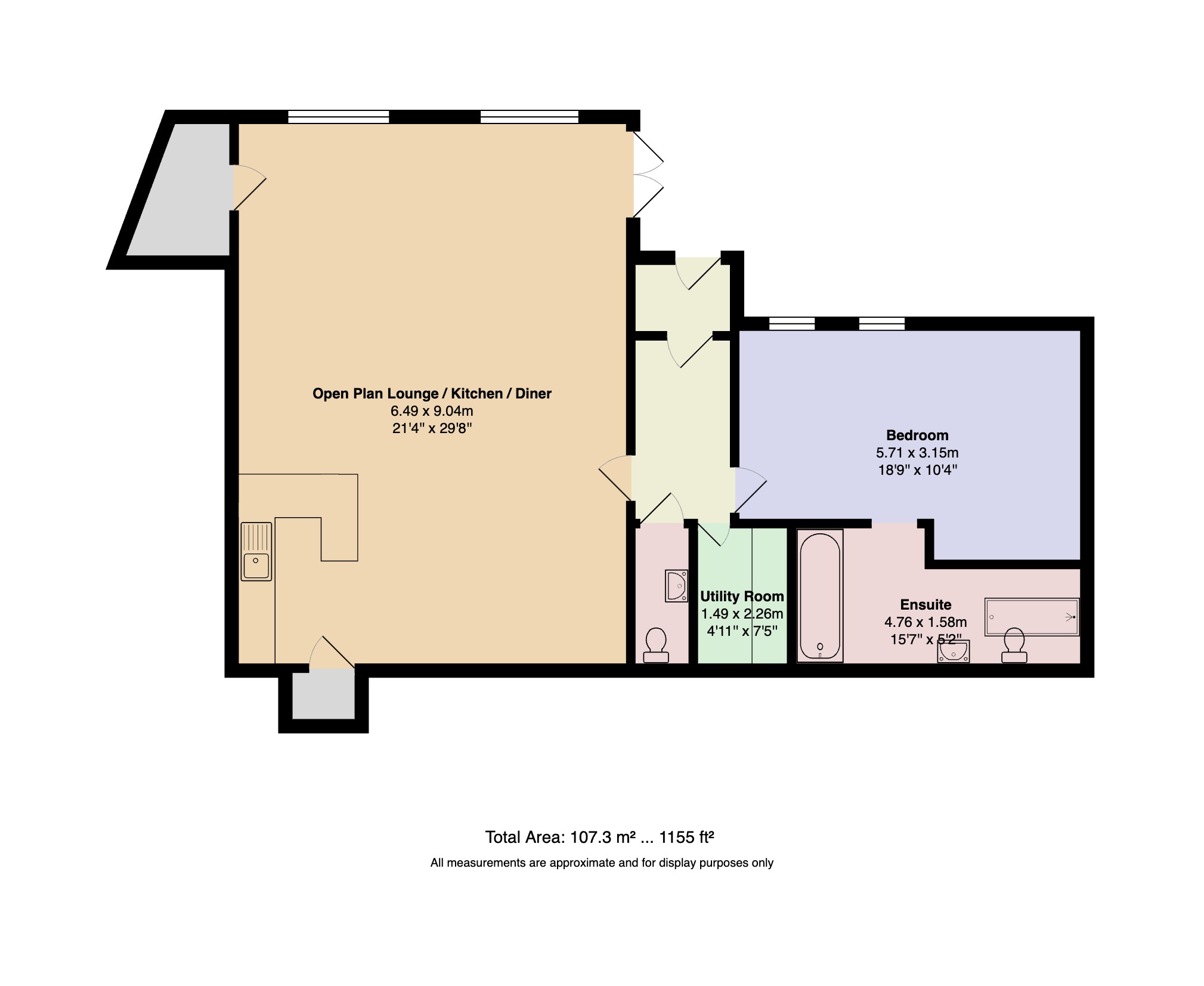 11 Quickmere Court, Stamford Road, Ashton-under-lyne floorplan