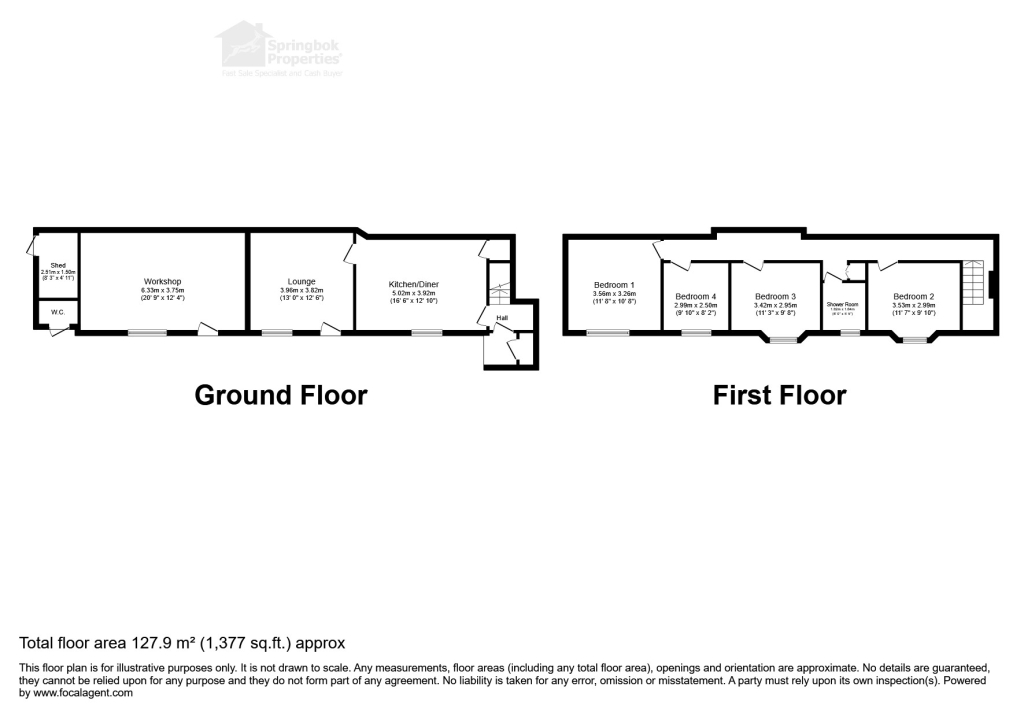 17a, North Street, Lostwithiel floorplan