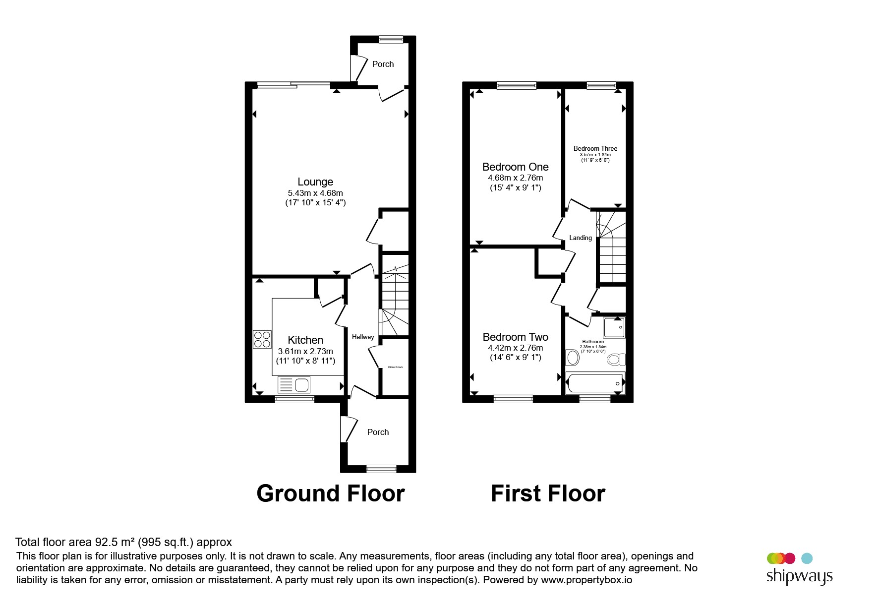 11, Avon Road, Kidderminster floorplan