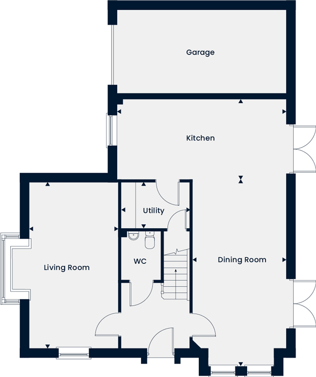 223, Dovecote Road, Ashton Green, Leicester floorplan