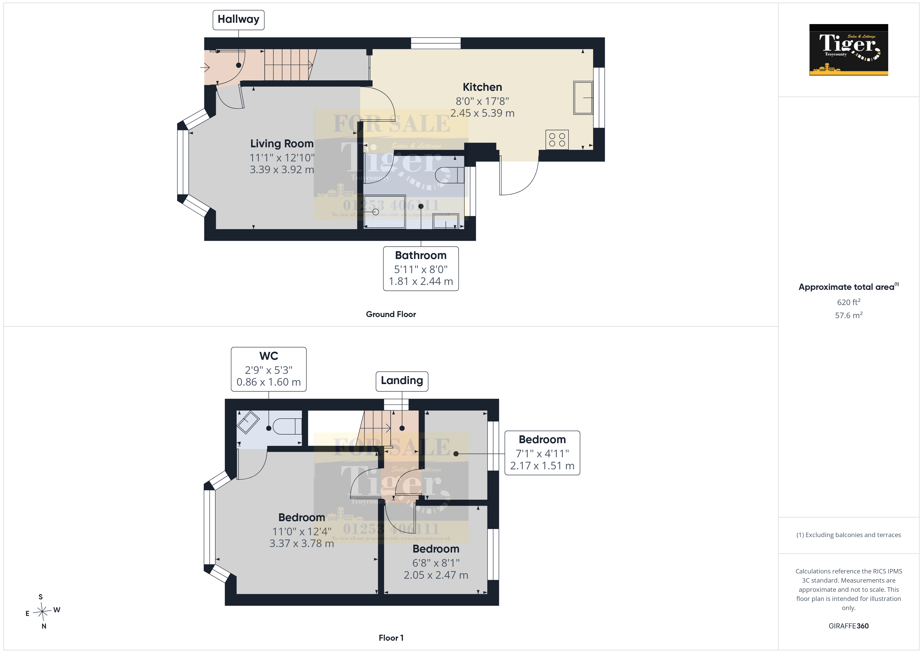 46, Rosedale Avenue, Blackpool floorplan