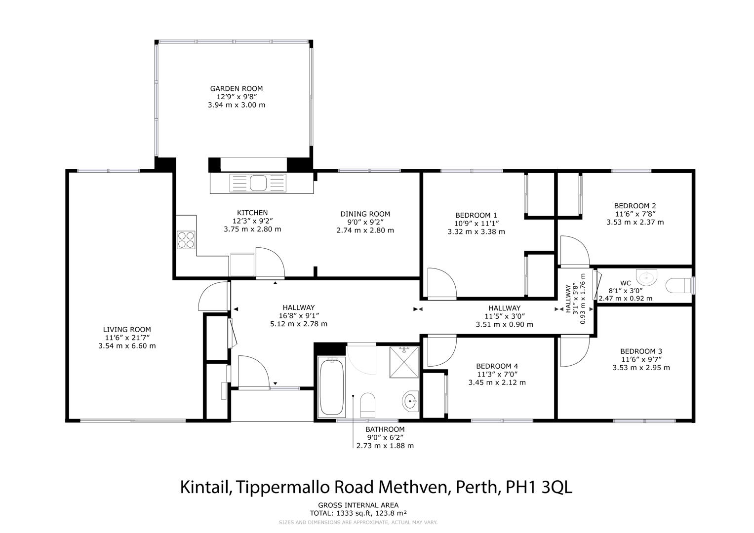 Kintail, Tippermallo Road, Perth floorplan