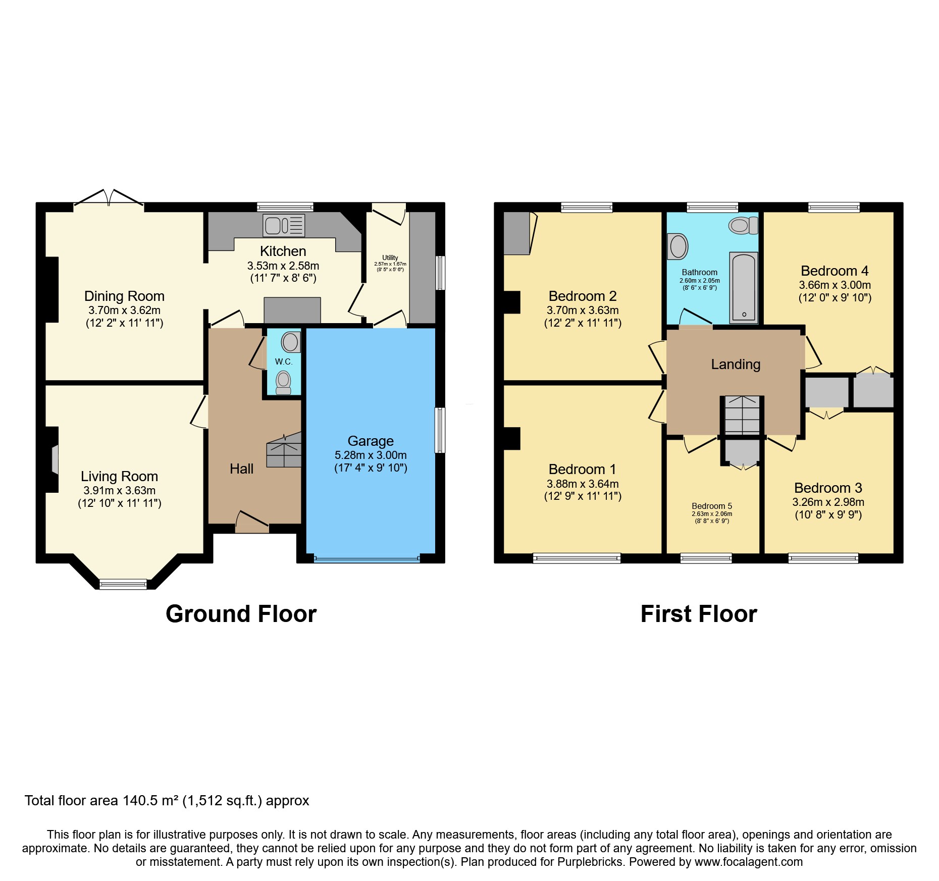 6, Hartland Drive, Melton Mowbray floorplan
