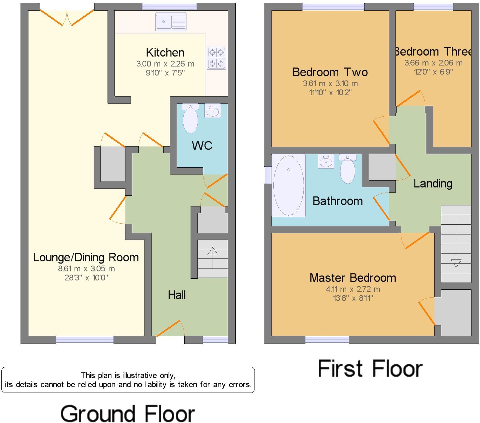 16 Bowstone Rise, Bolton floorplan