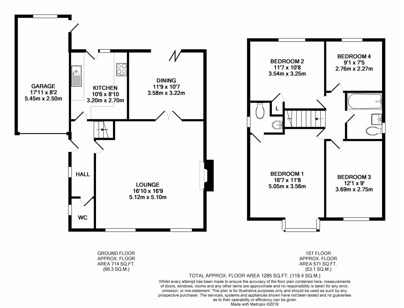 4 Bedrooms Detached house for sale in Wickham Close, Newington, Sittingbourne ME9