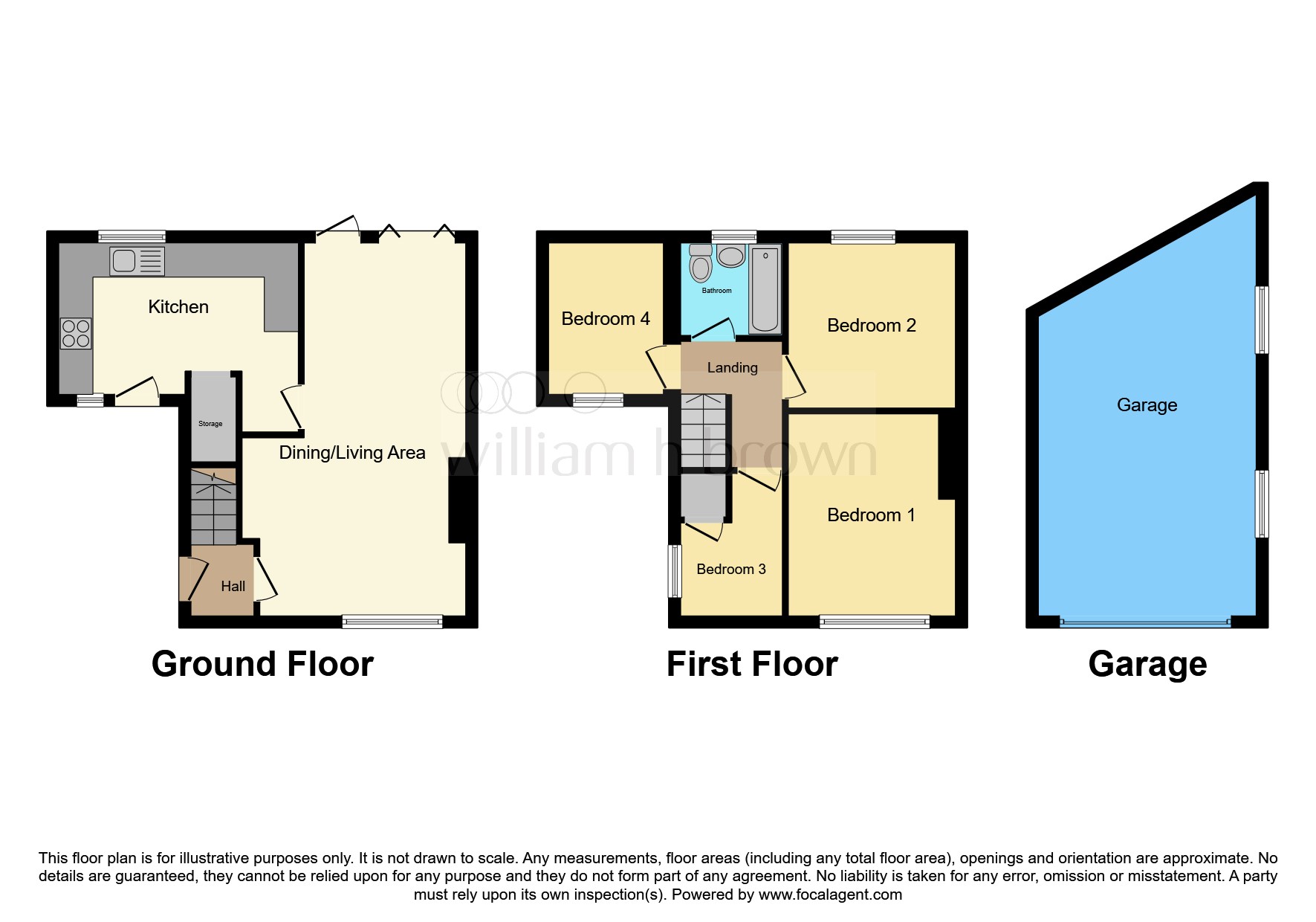 21, Hall Cliffe Grove, Wakefield floorplan