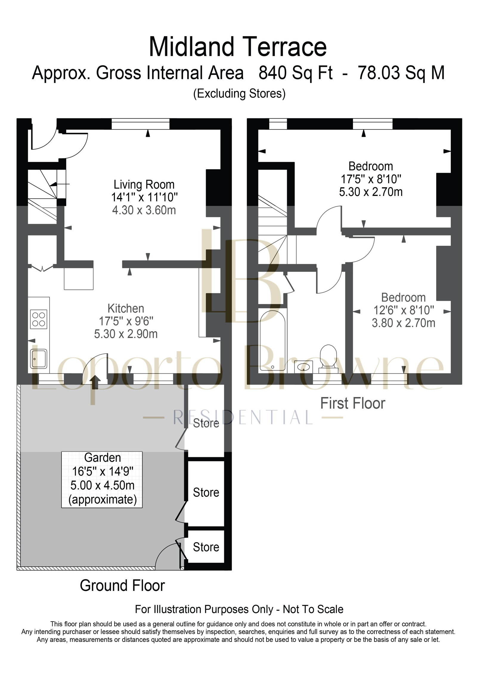 3, Midland Terrace, London floorplan