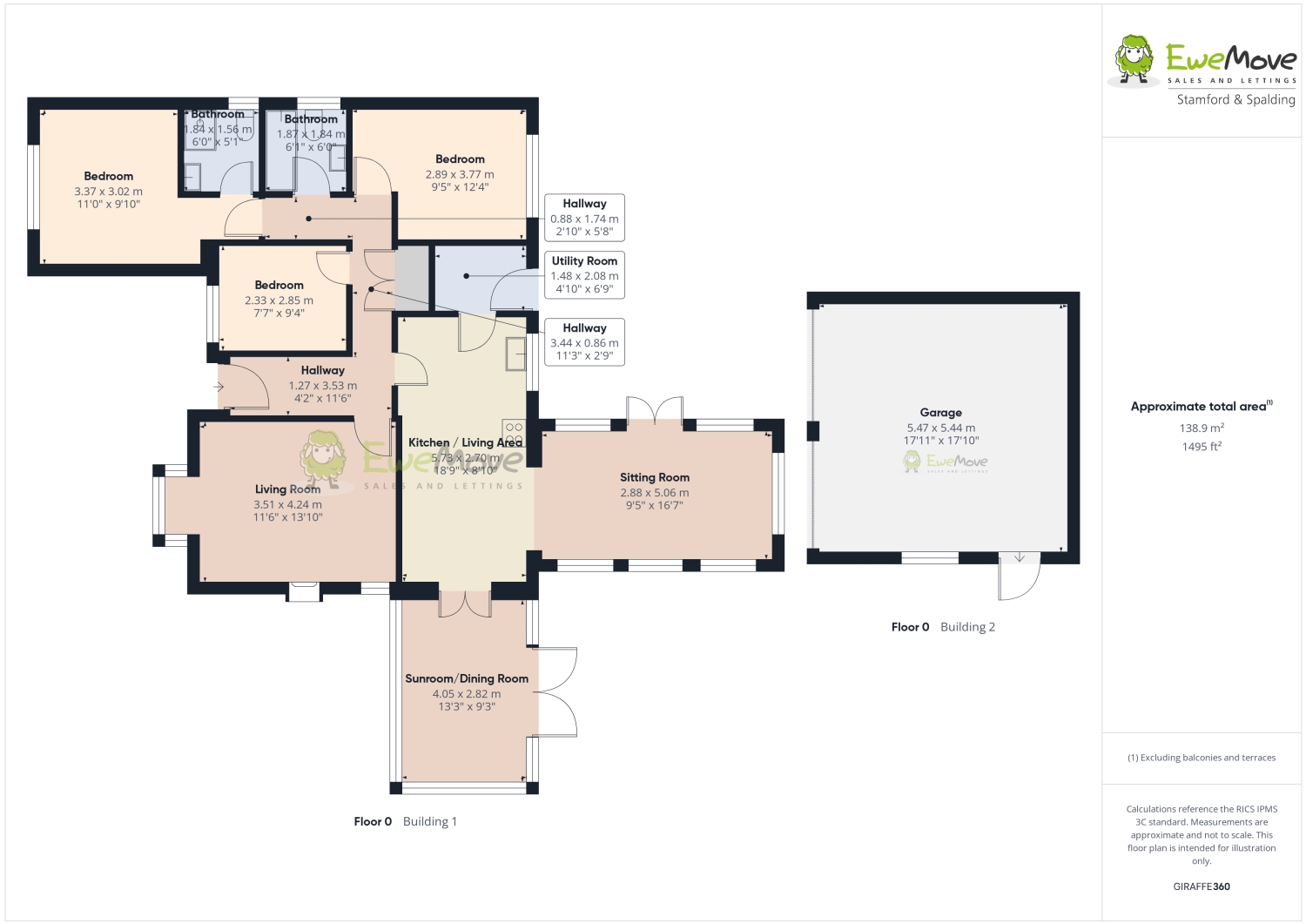 Poachers Gate, Spalding floorplan