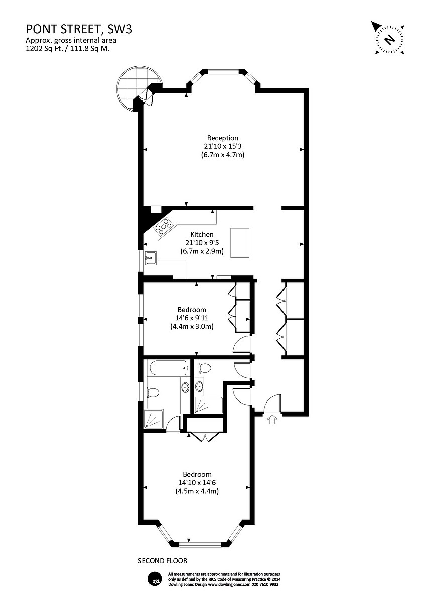 2 Bedrooms Flat to rent in Pont Street, Knightsbridge, London SW1X