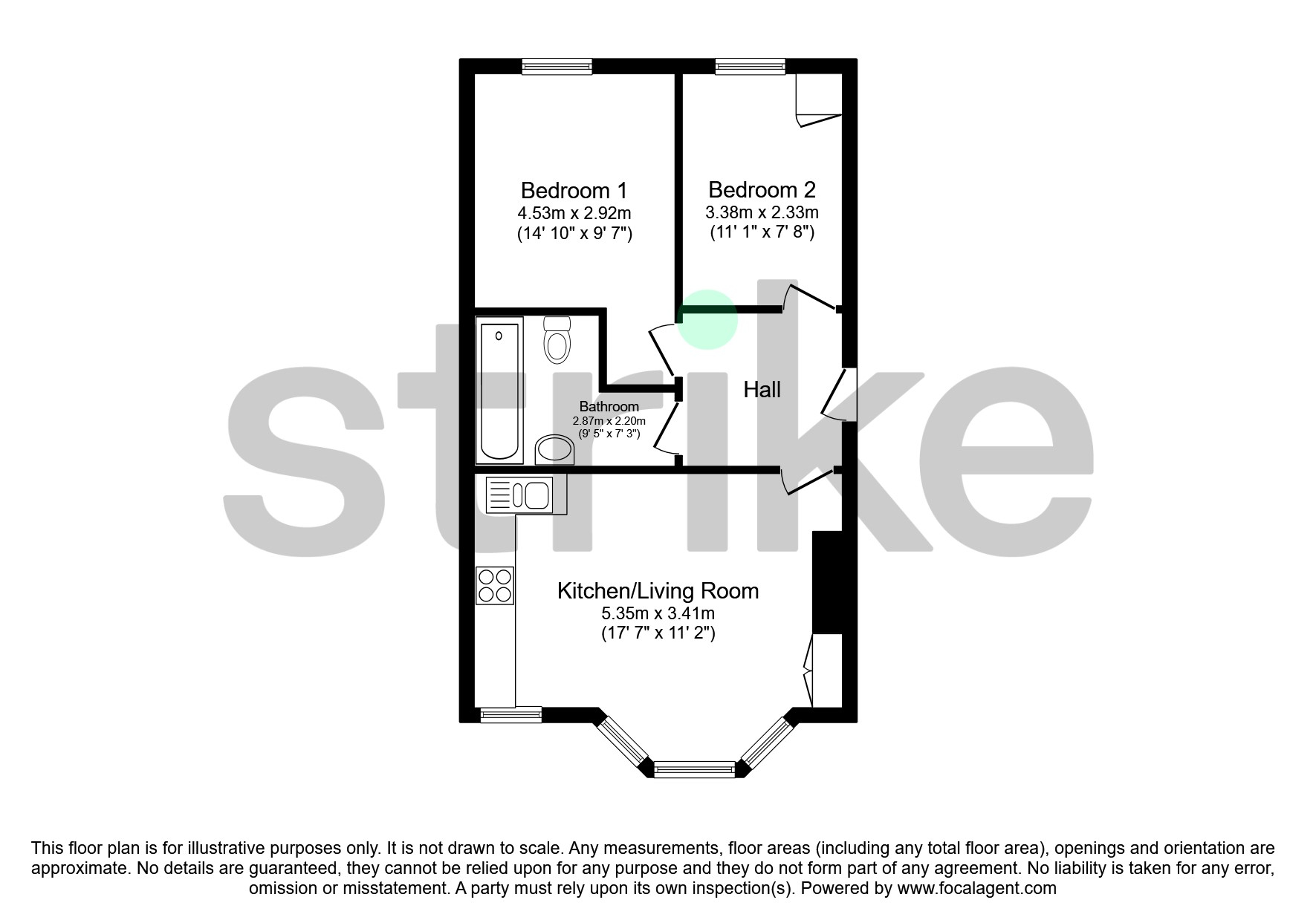Alexandra Road, Heysham, Morecambe LA3, 2 bedroom flat for sale