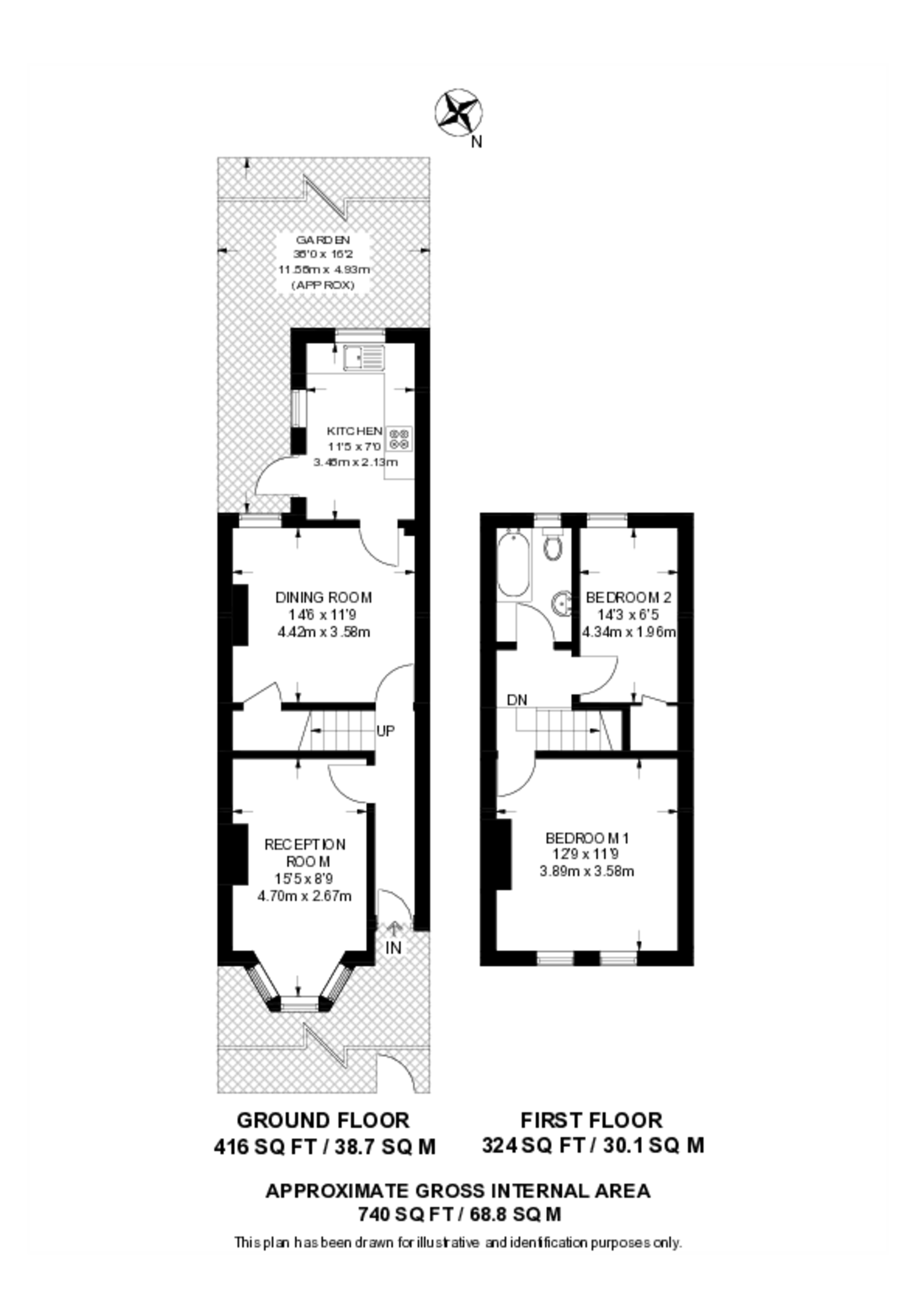 Frith Road, Croydon floorplan