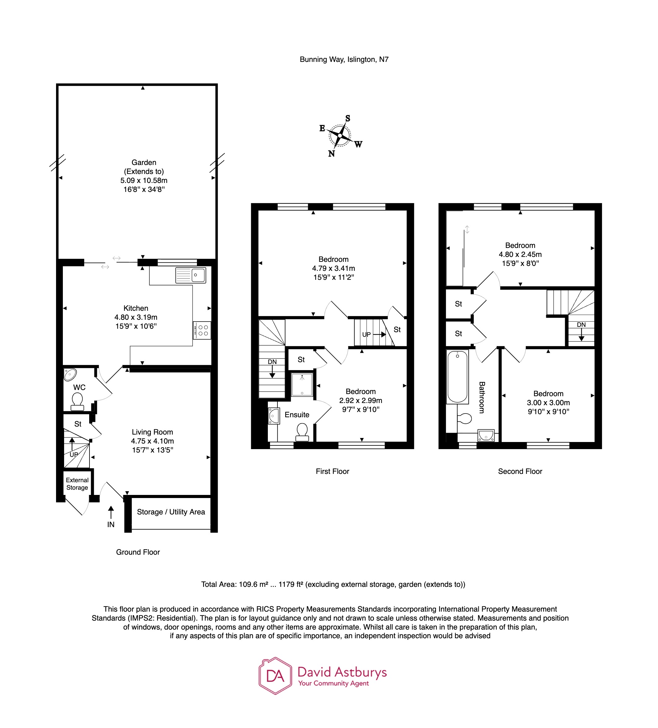 19, Bunning Way, Islington floorplan
