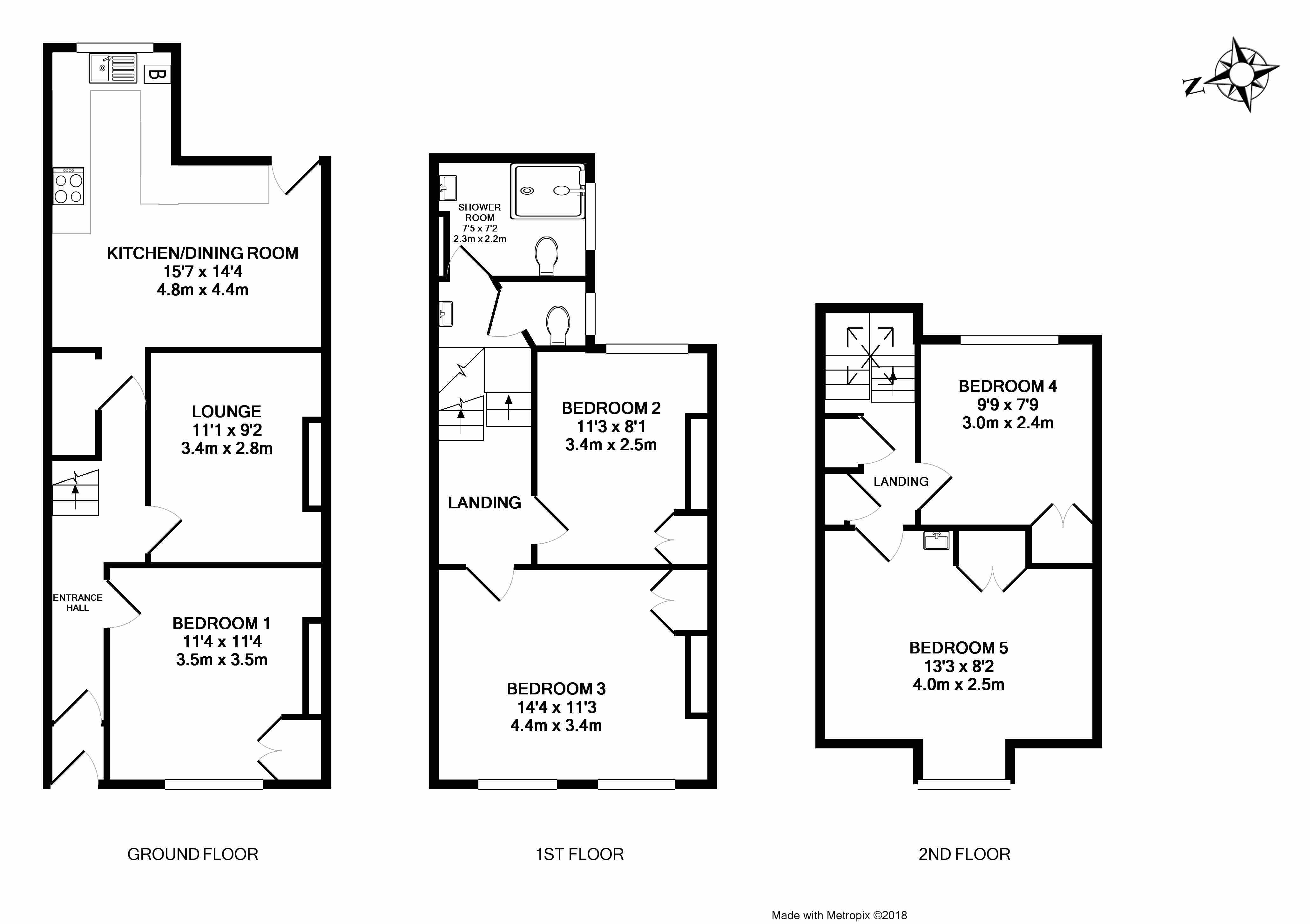 12, Well Street, Exeter floorplan