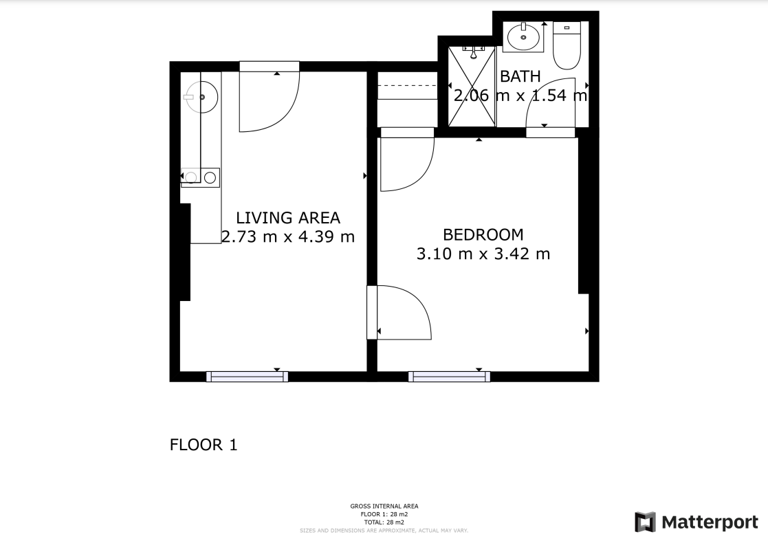 85ER6 - Elsham Road VI, 85 Elsham Road, London floorplan