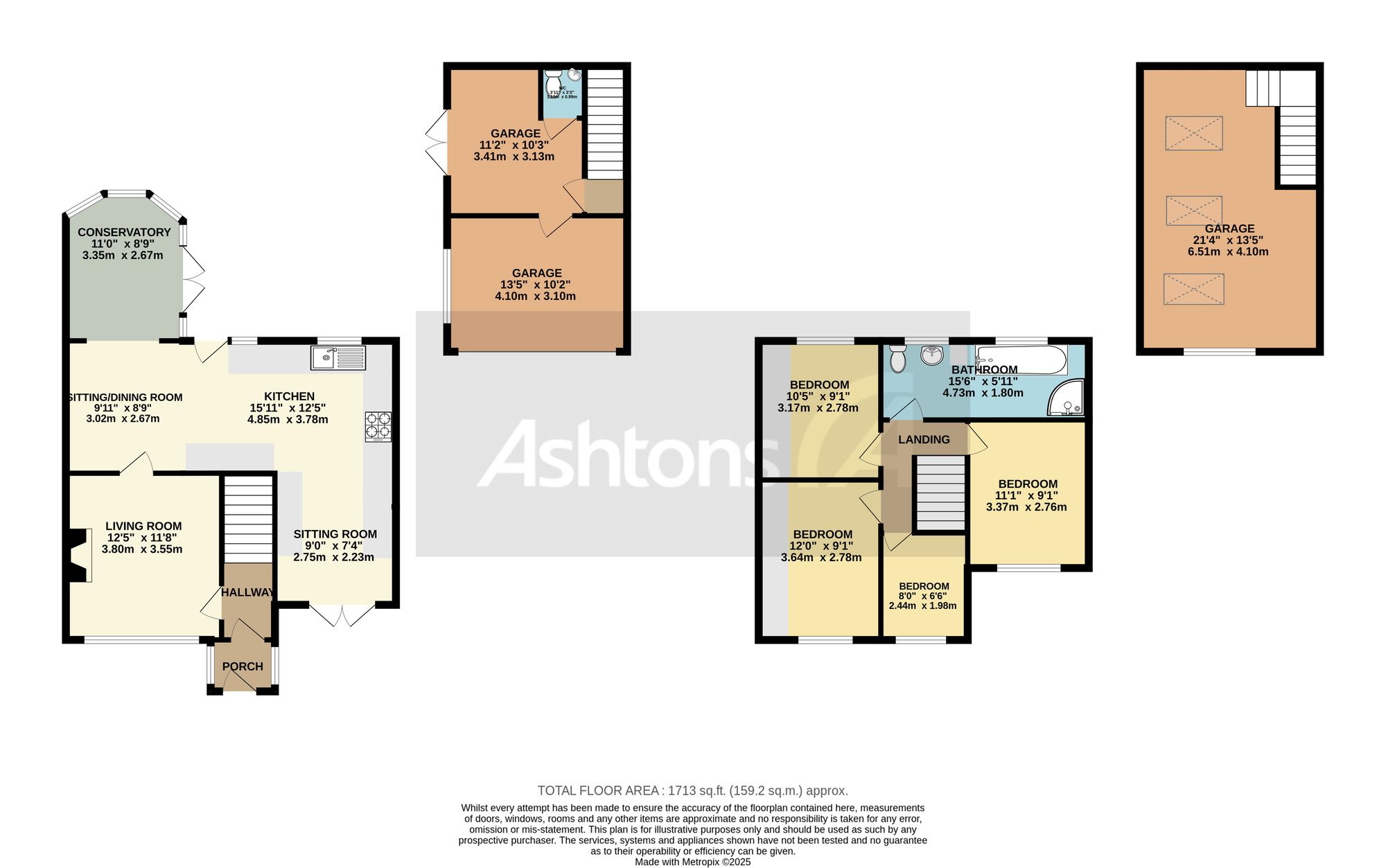 1 Plane Tree Grove, St. Helens floorplan
