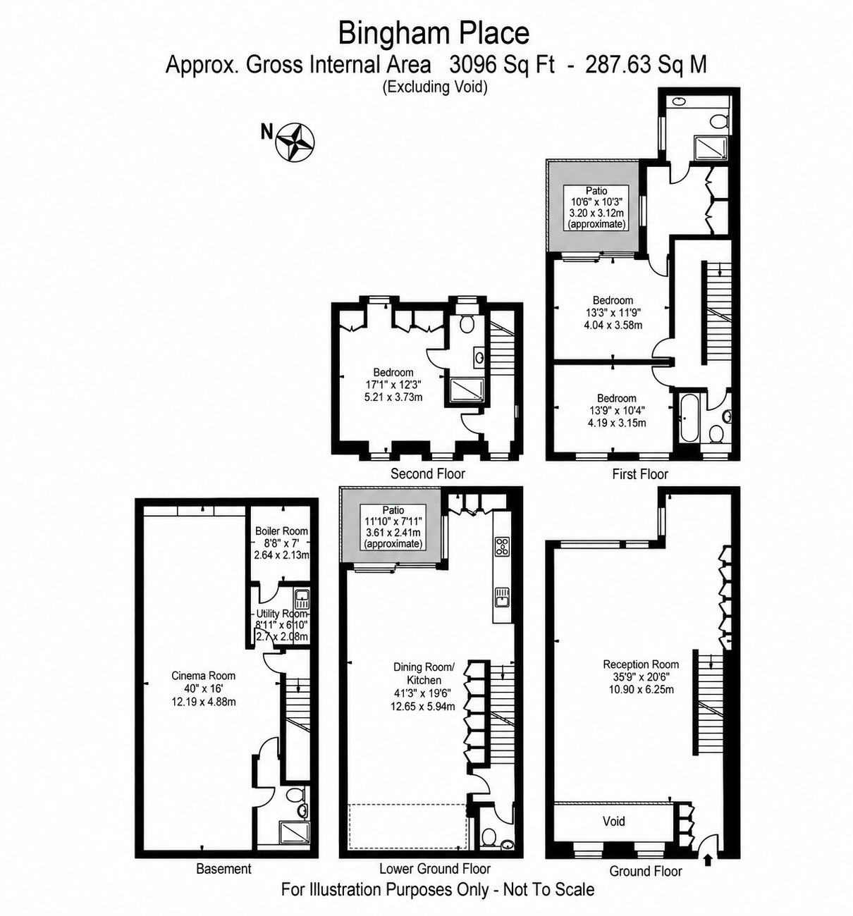 Bingham Place, London floorplan