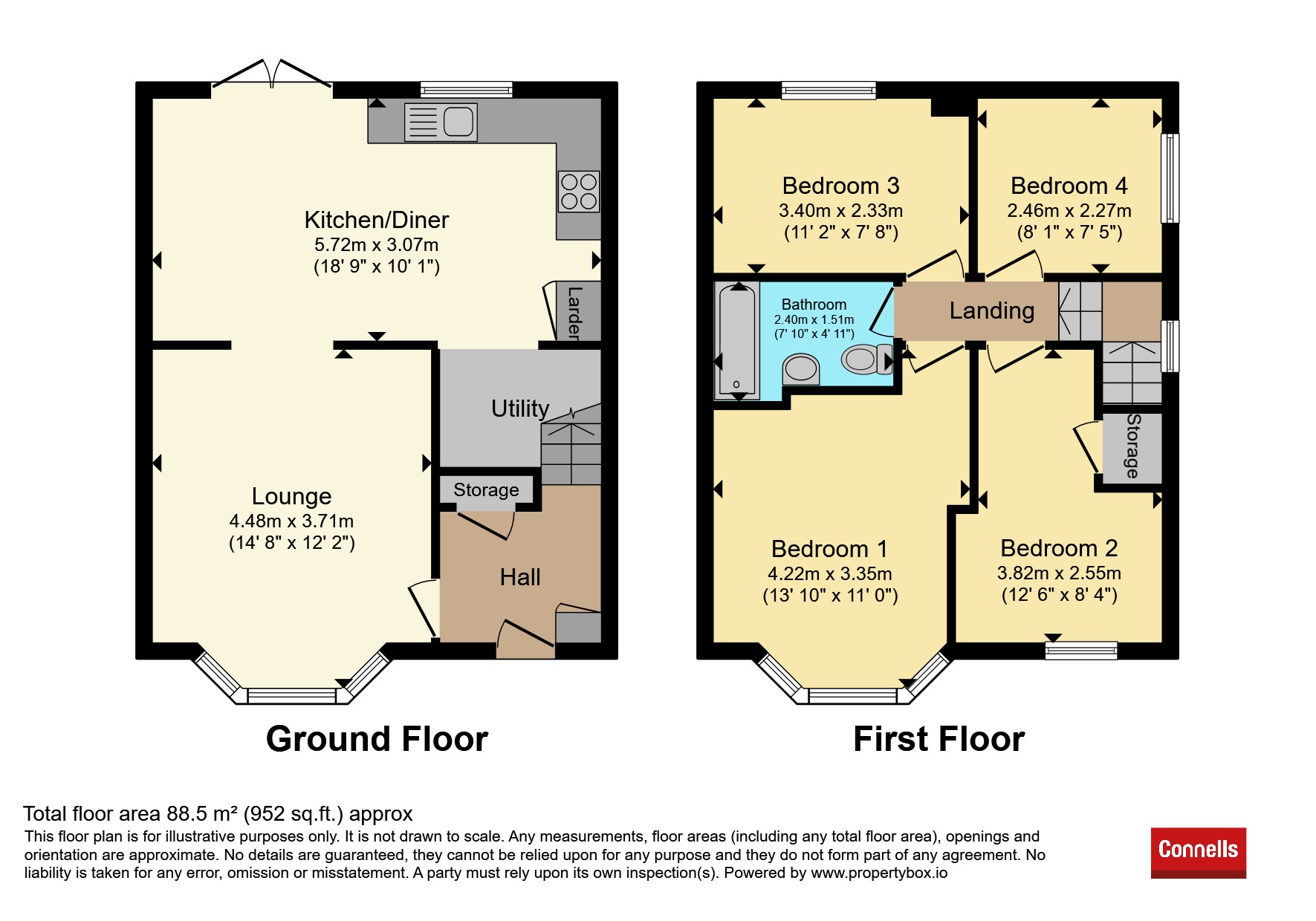 37, Uxbridge Drive, Plymouth floorplan