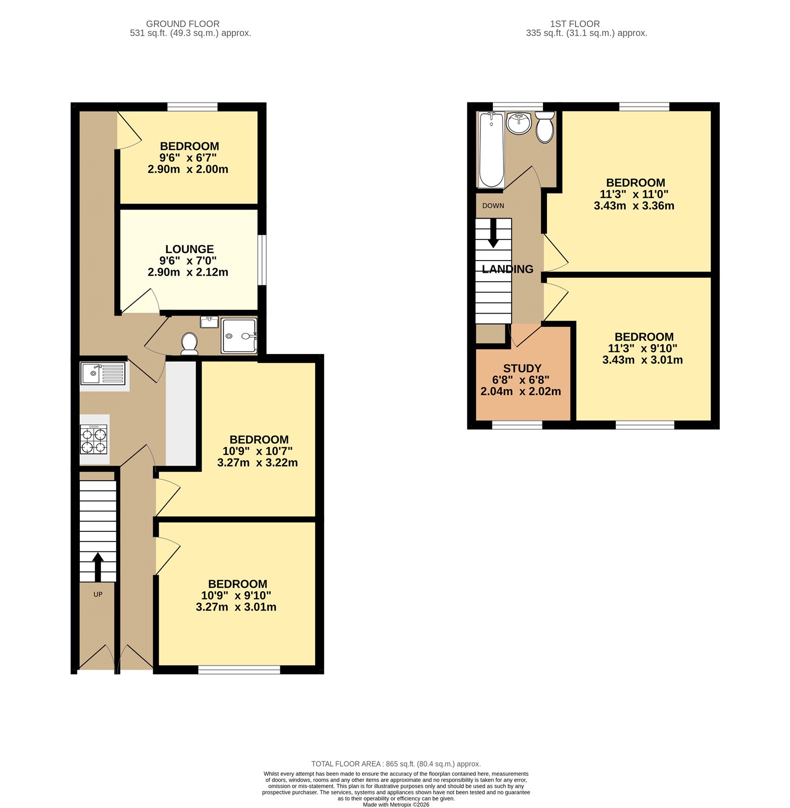 97, St. Andrews Road, Hampshire floorplan