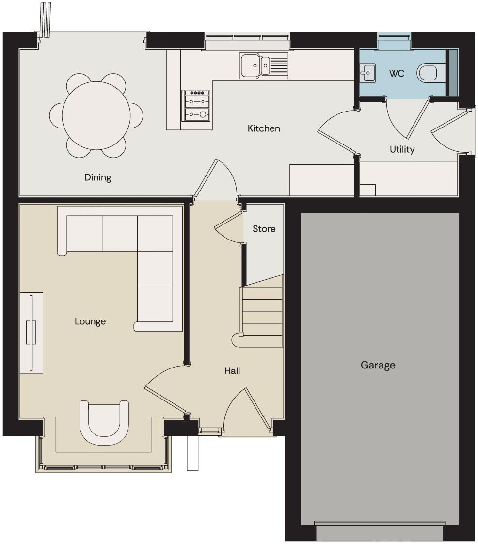 Plot 89 Swainby, Stallingborough Road, Immingham floorplan