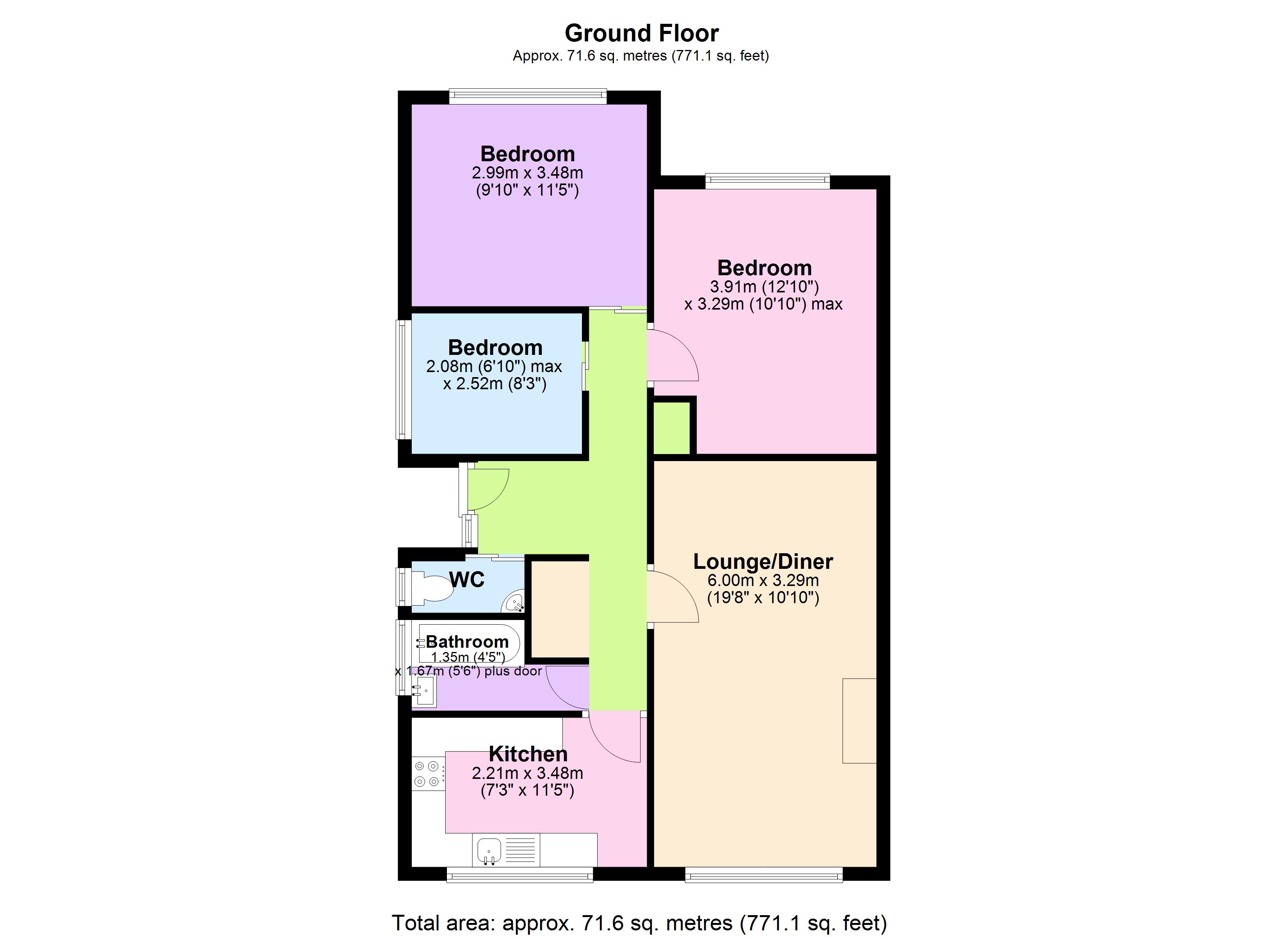 18, Parkesway, Saltash floorplan