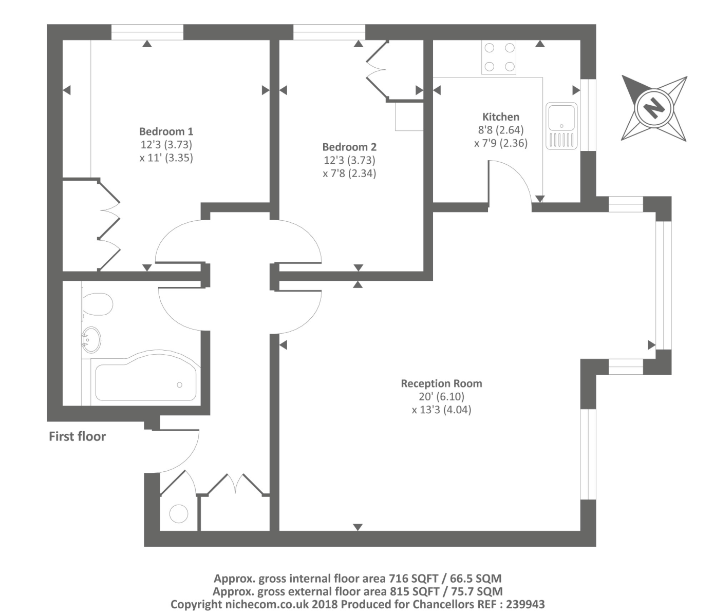 2 Bedrooms Flat to rent in Greenways Court, Ascot SL5