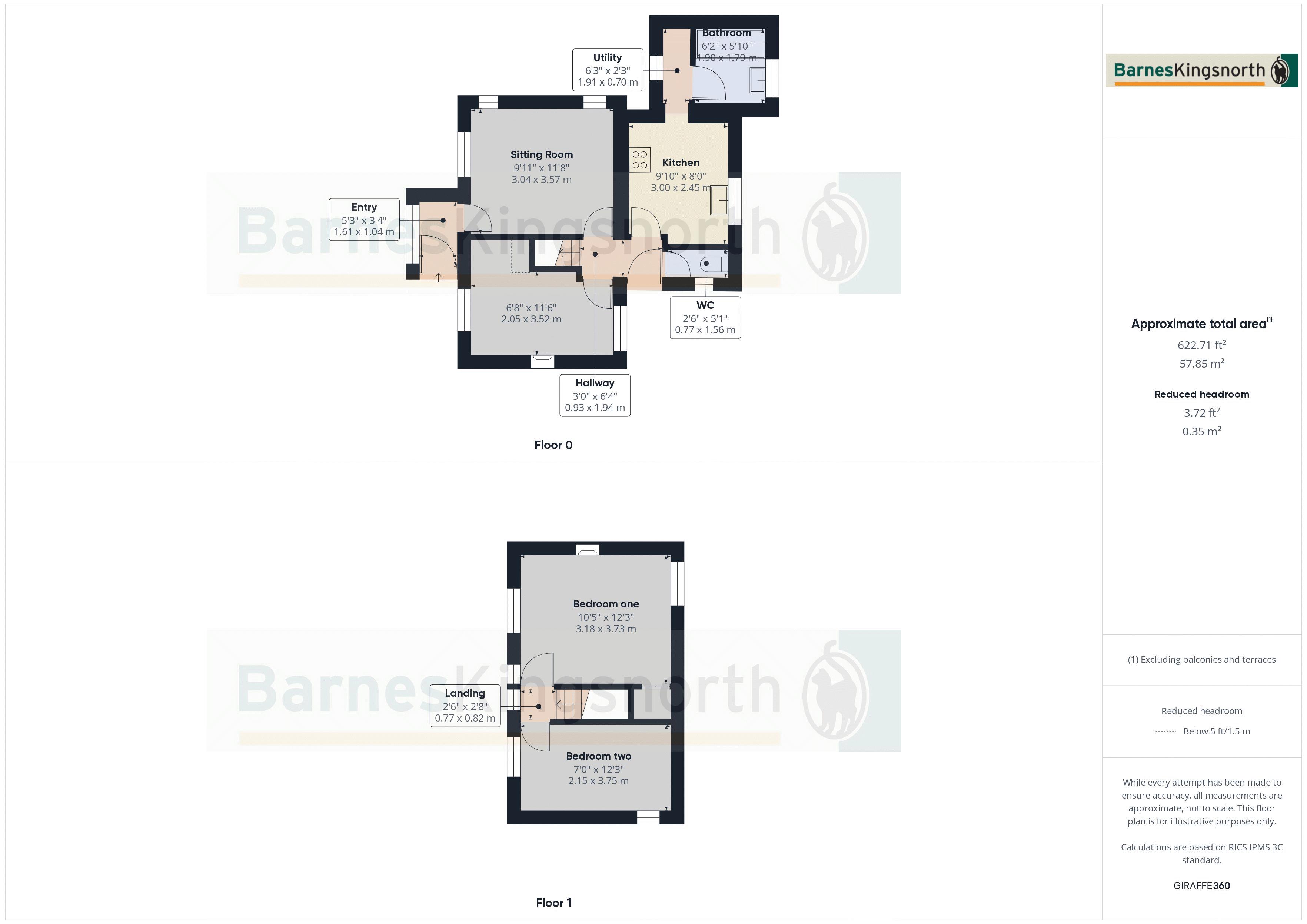 2 Kings Cottages, Maidstone Road, Maidstone floorplan