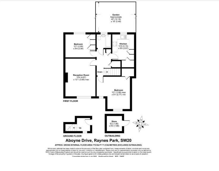 41a, Aboyne Drive, Raynes Park floorplan