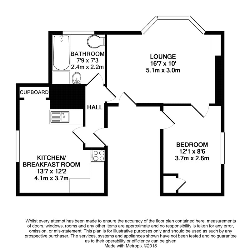 Flat 2,, Ridgeway, Minehead floorplan