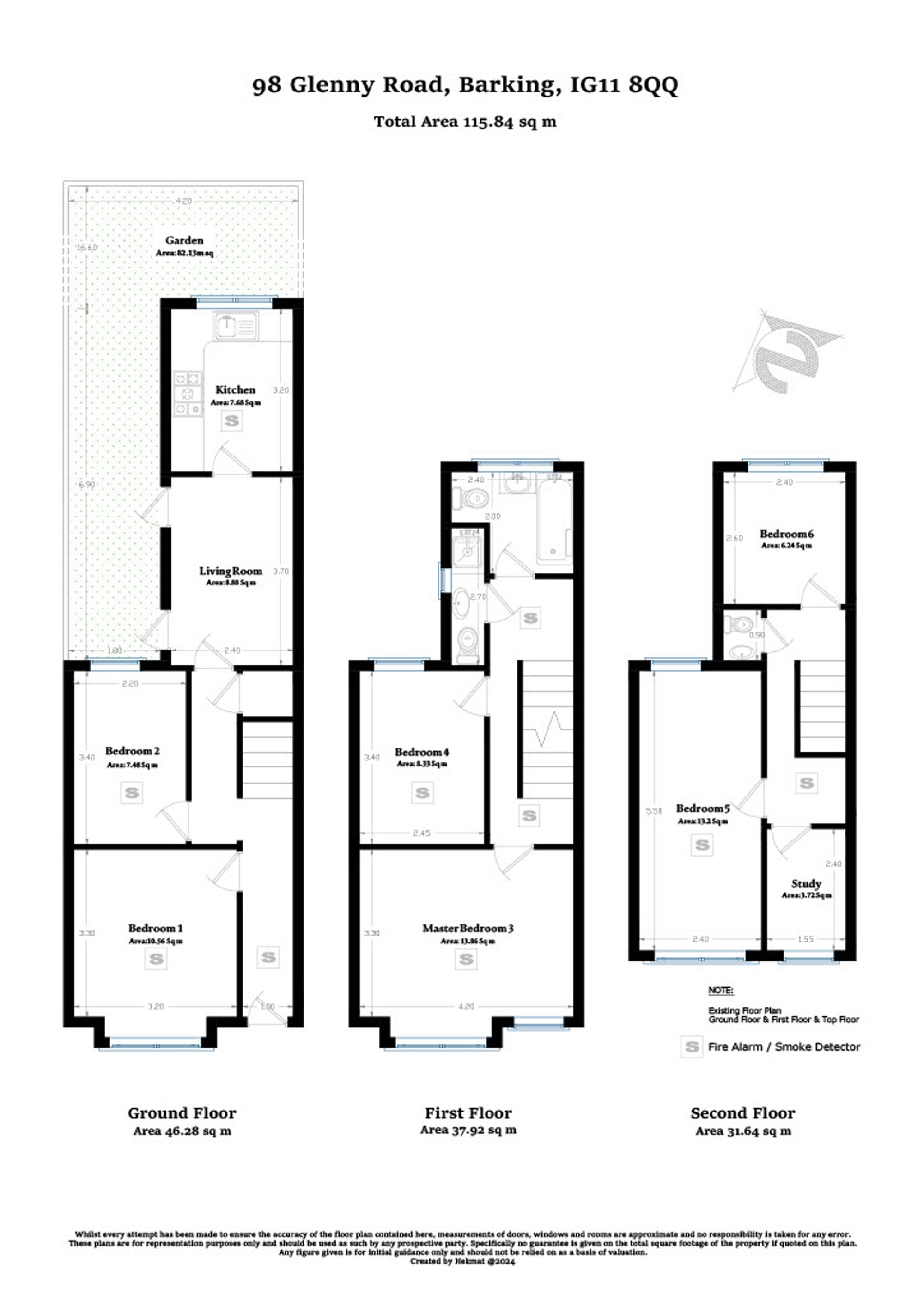 98 Glenny Road, Barking floorplan