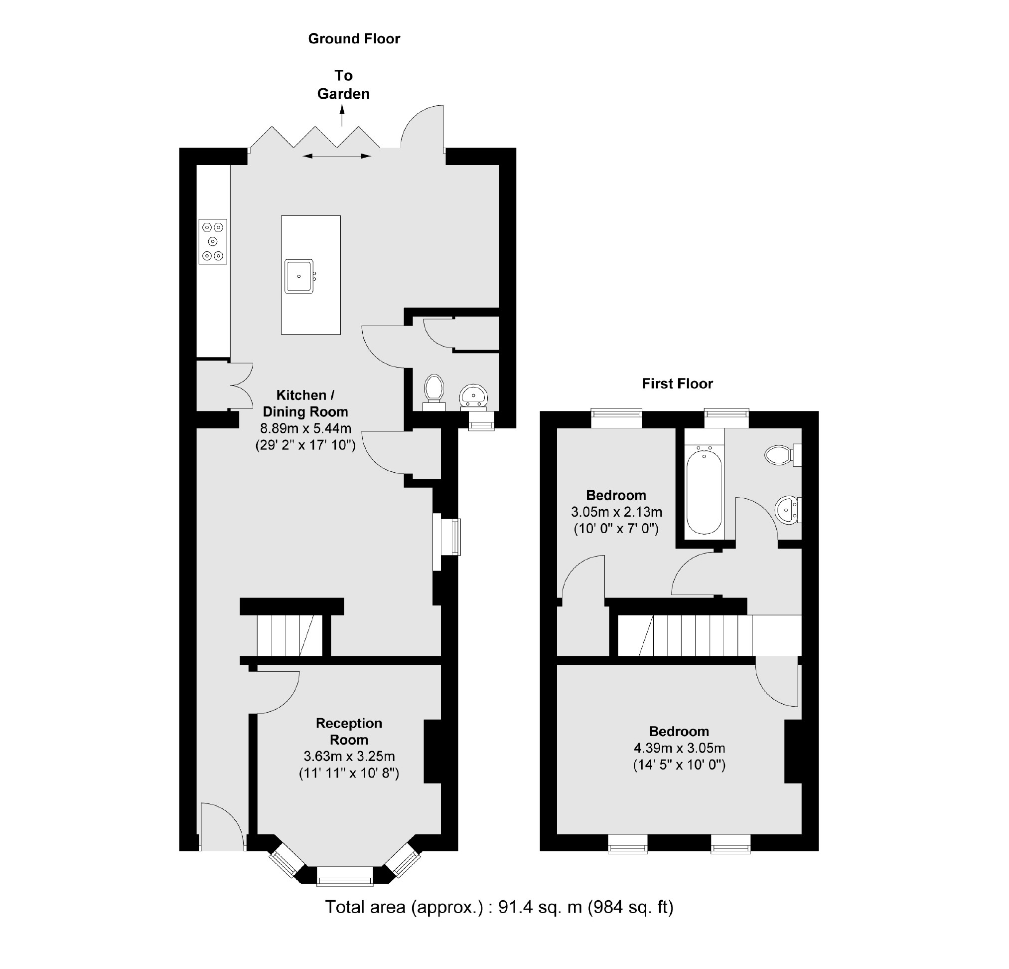 84, Mereway Road, Twickenham floorplan
