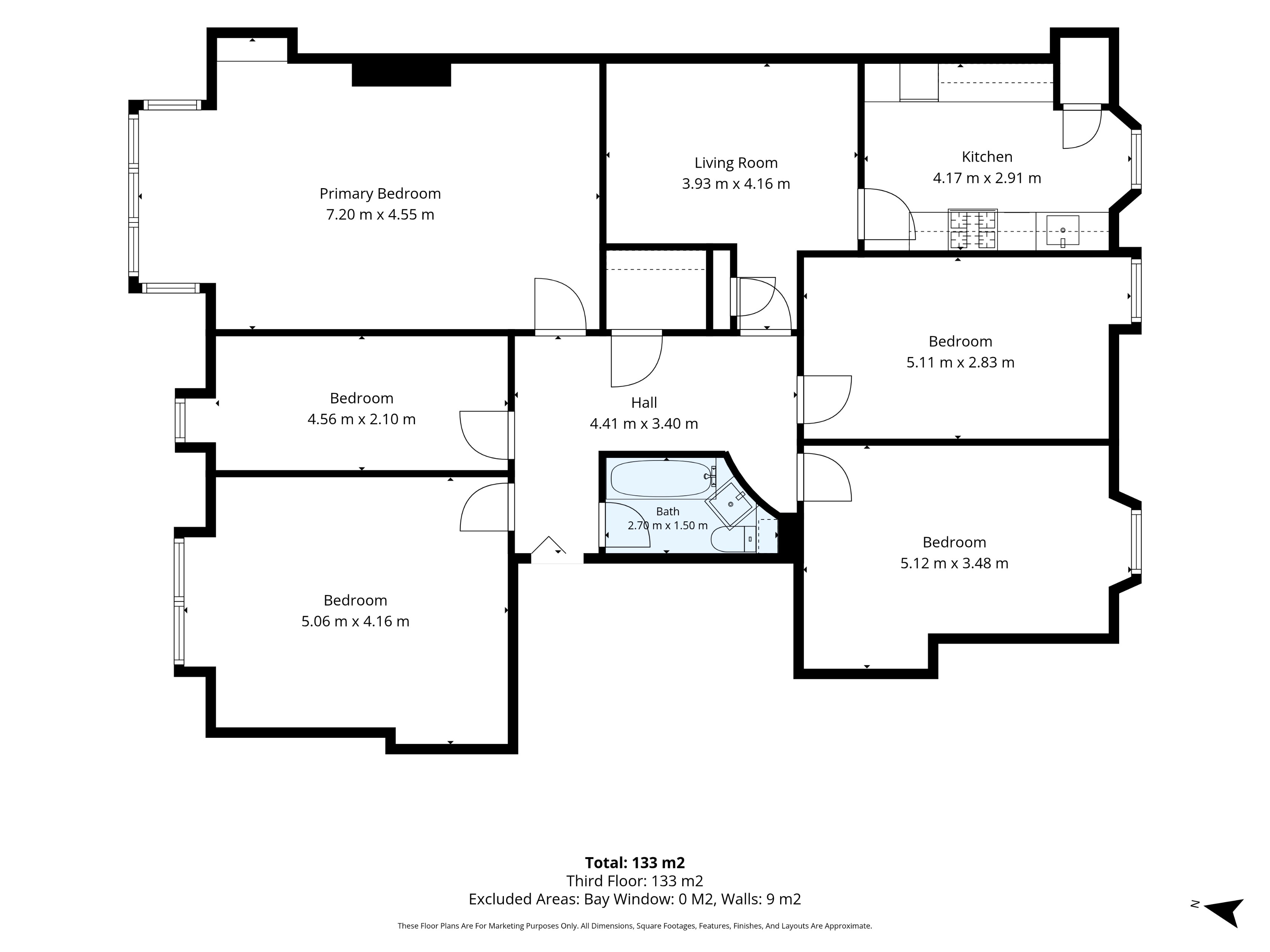21, 4f1, Warrender Park Terrace, Edinburgh, EH9 1EF floorplan