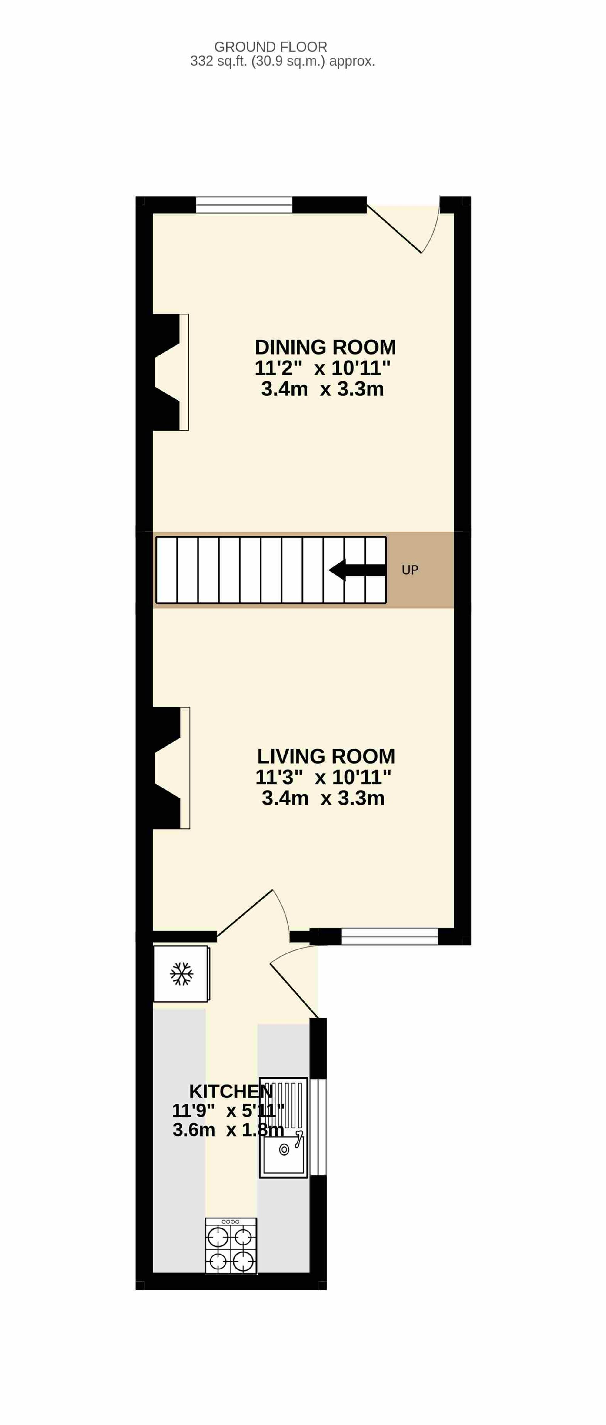 16 Oxford Street, Snodland floorplan