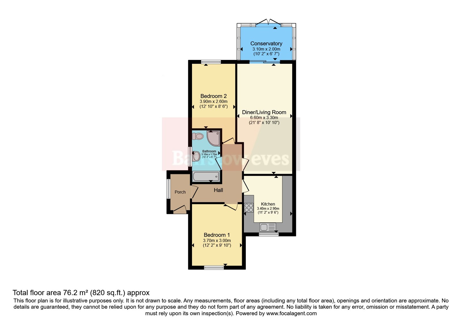 26, Wollaton Paddocks, Nottingham floorplan