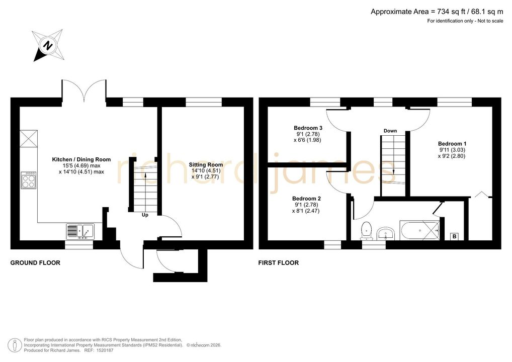 13, Sudeley Way Grange Park, Grange Park floorplan