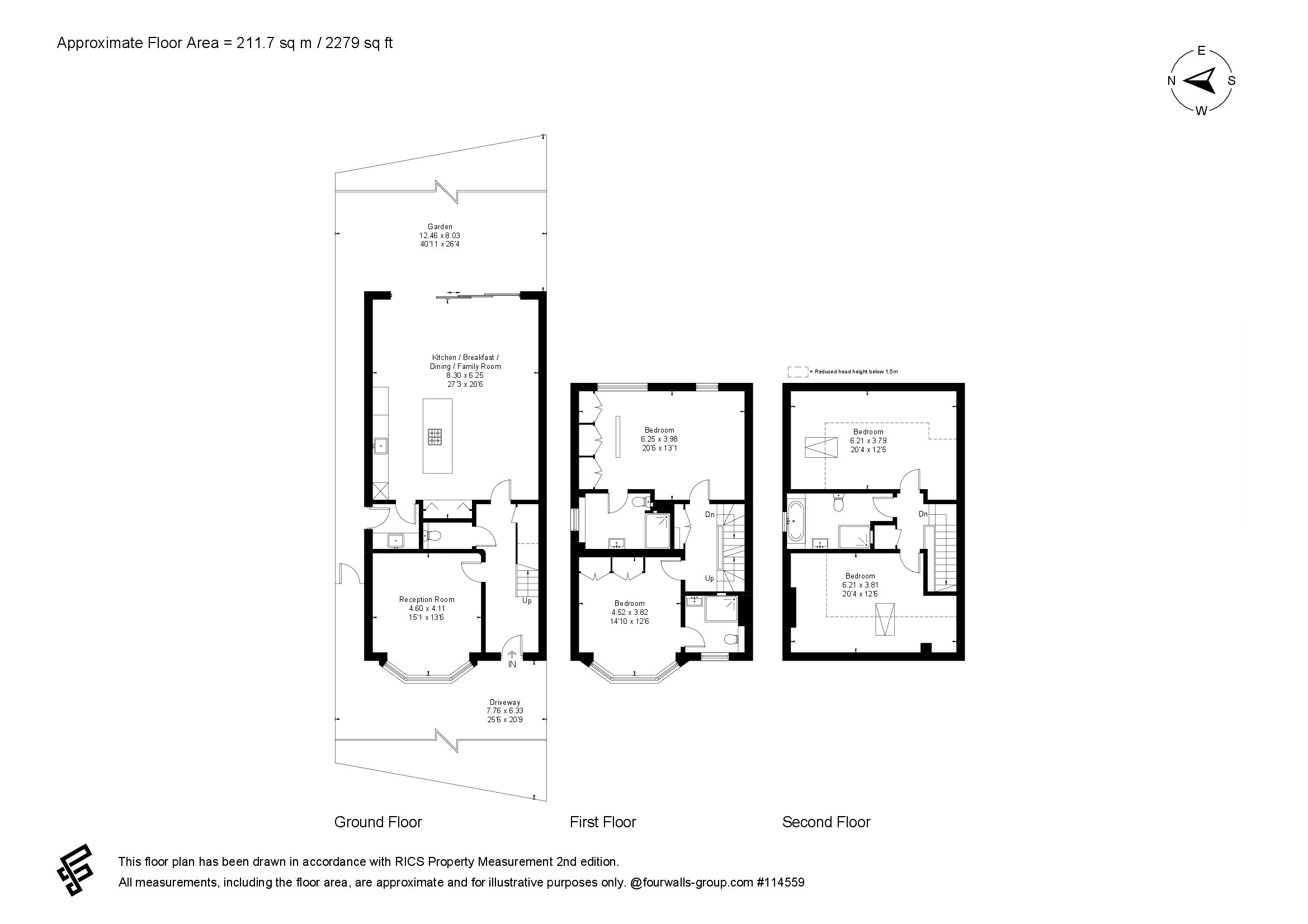 81, Udney Park Road, Teddington floorplan