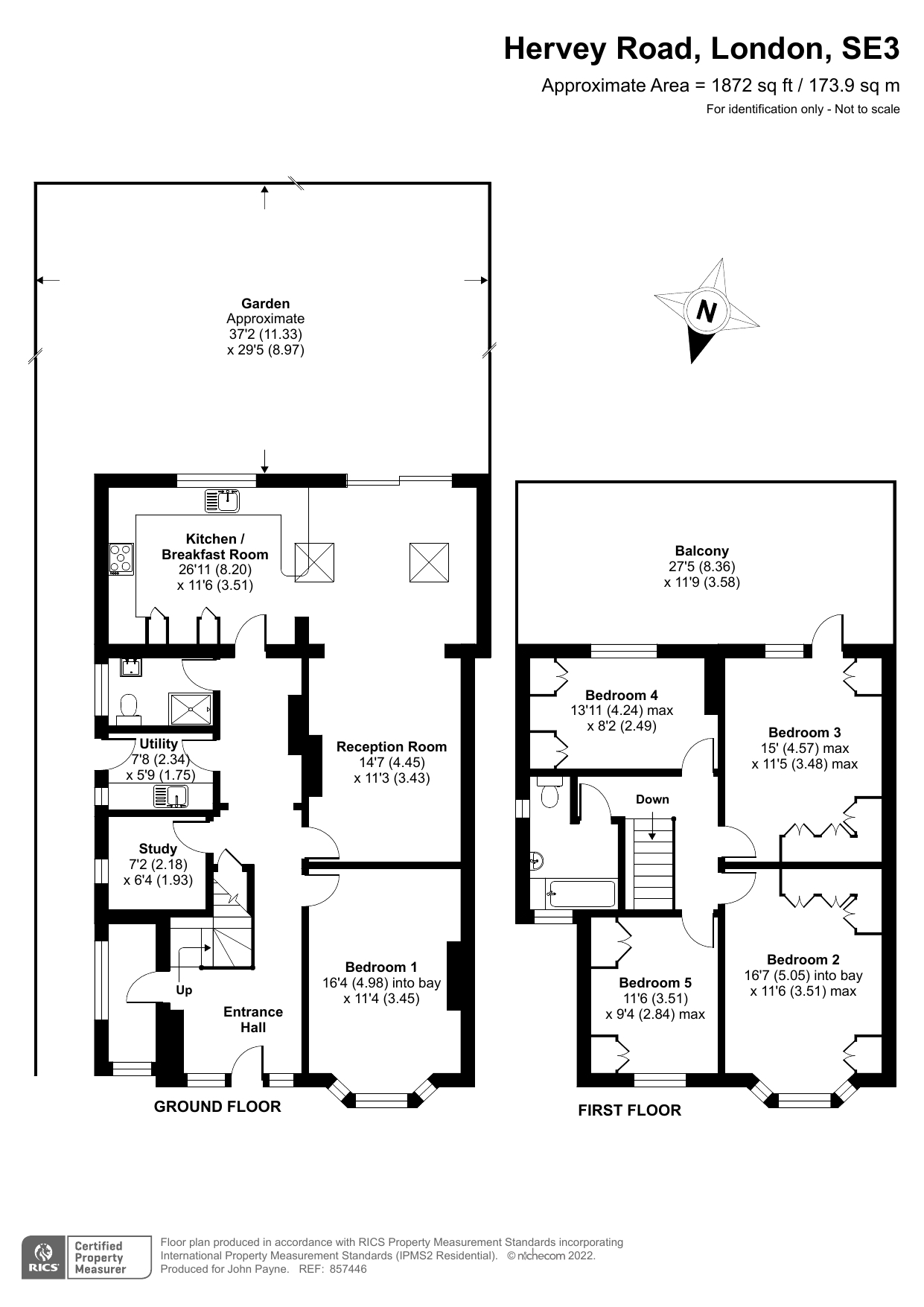 Hervey Road, London SE3, 4 bedroom semidetached house for sale
