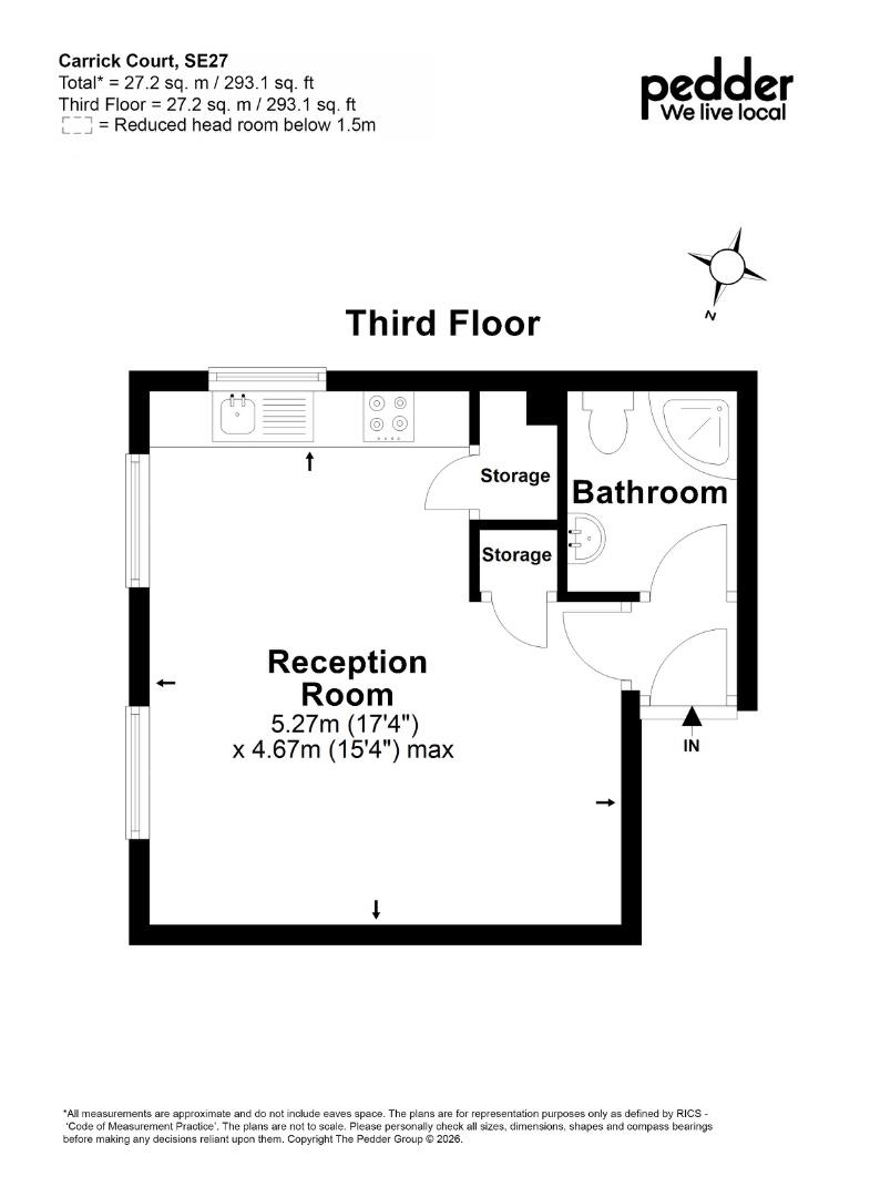 9 Carrick Court, 29, Thornlaw Road, London floorplan