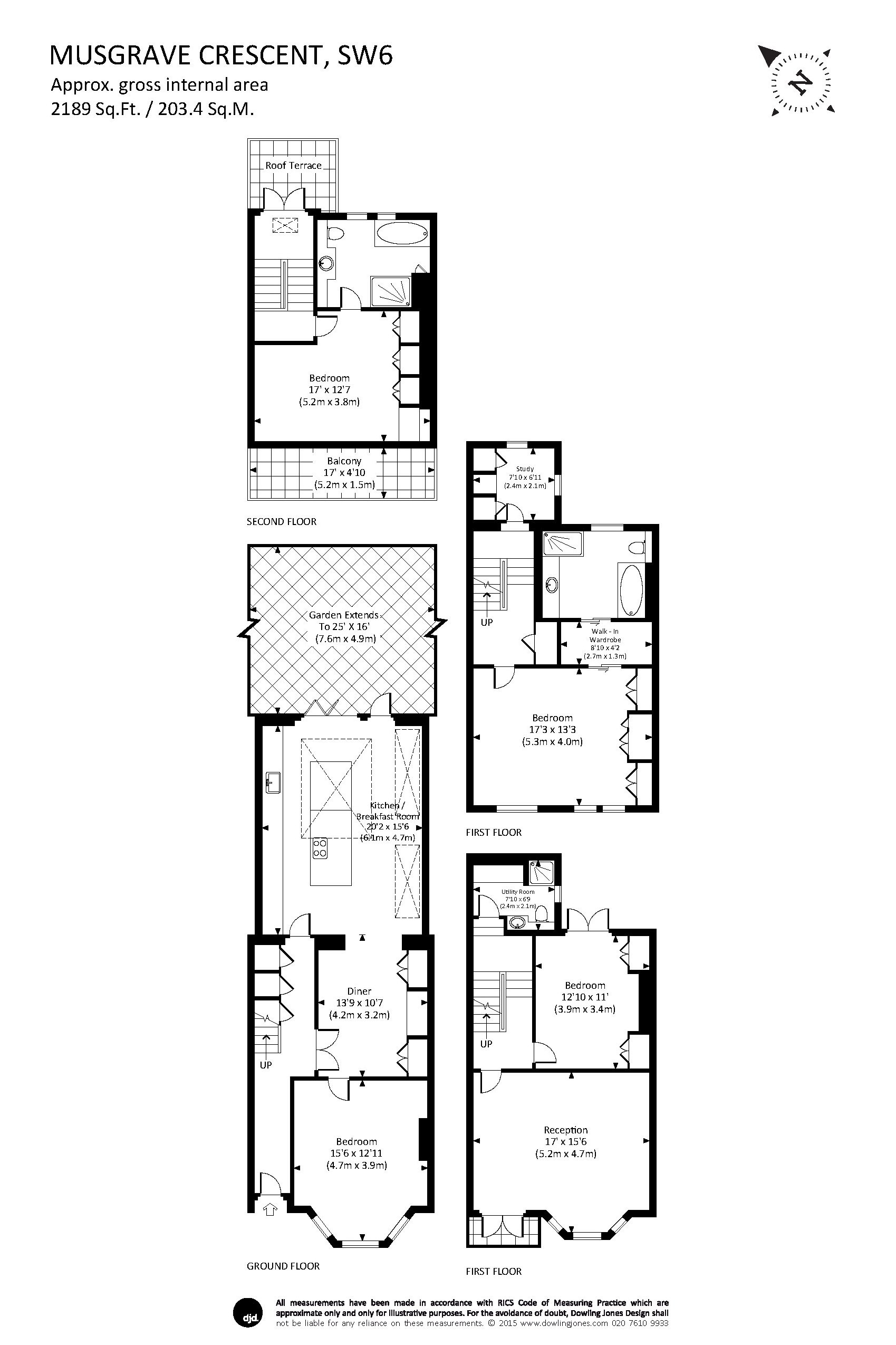 4 Bedrooms  to rent in Musgrave Crescent, Fulham SW6