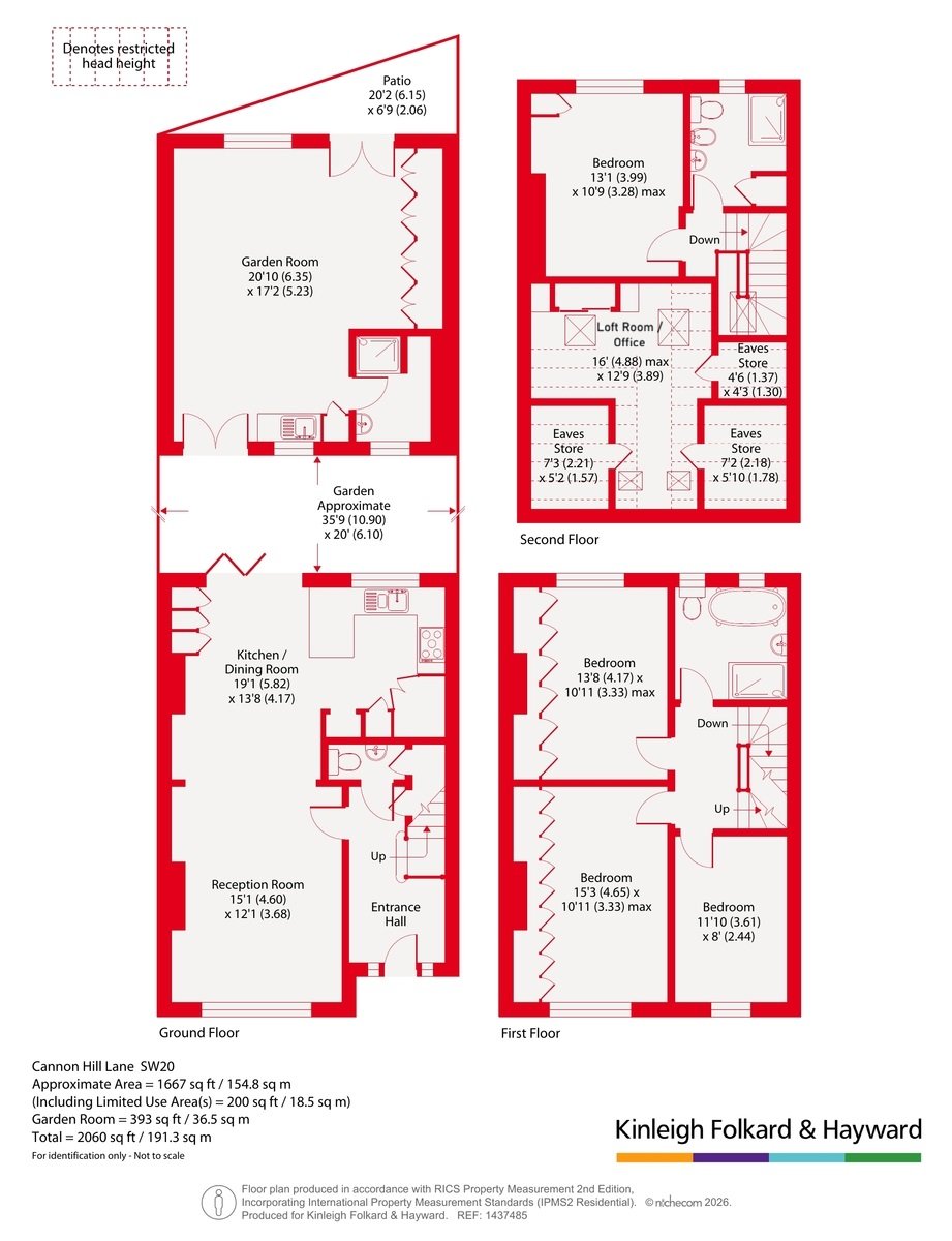 343, Cannon Hill Lane, London floorplan