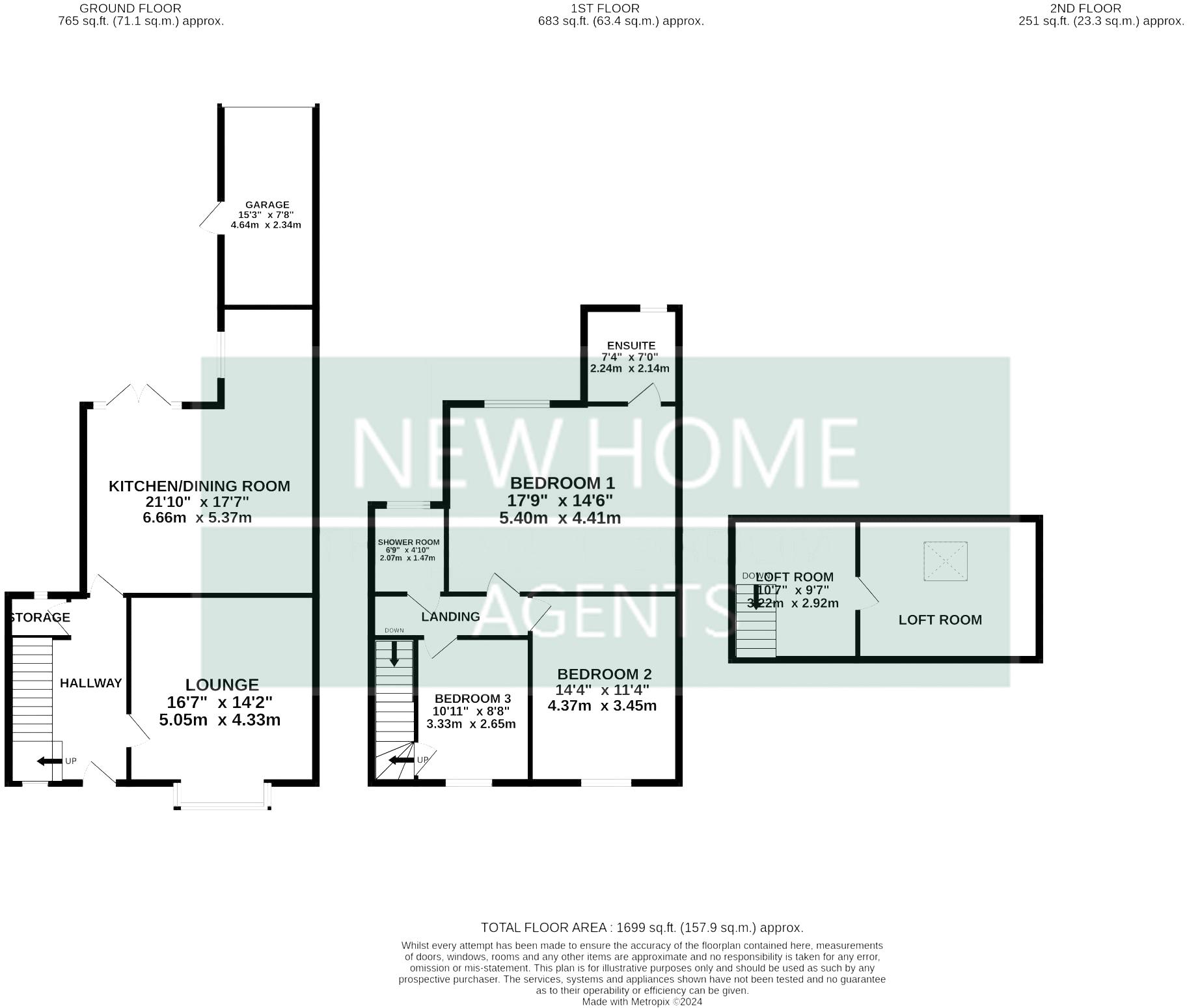 119, Rossall Road, Thornton-Cleveleys floorplan