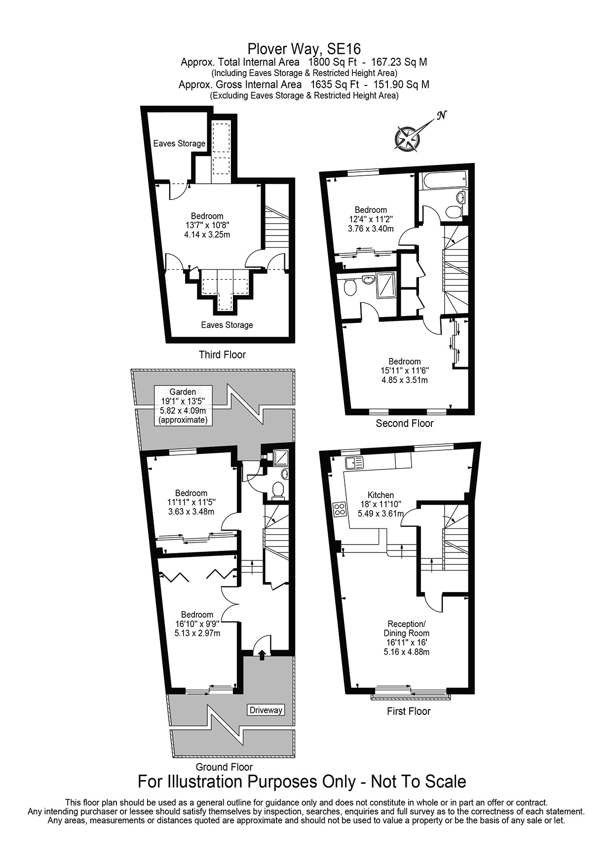22, Plover Way, London floorplan