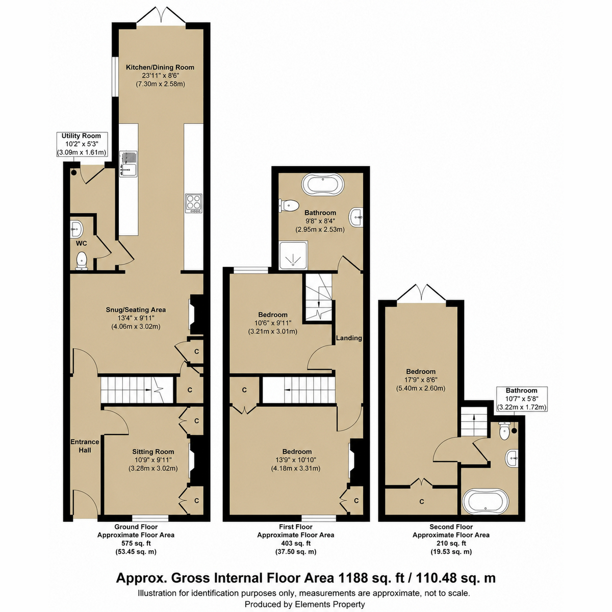 14, St. Philips Road, Newmarket floorplan