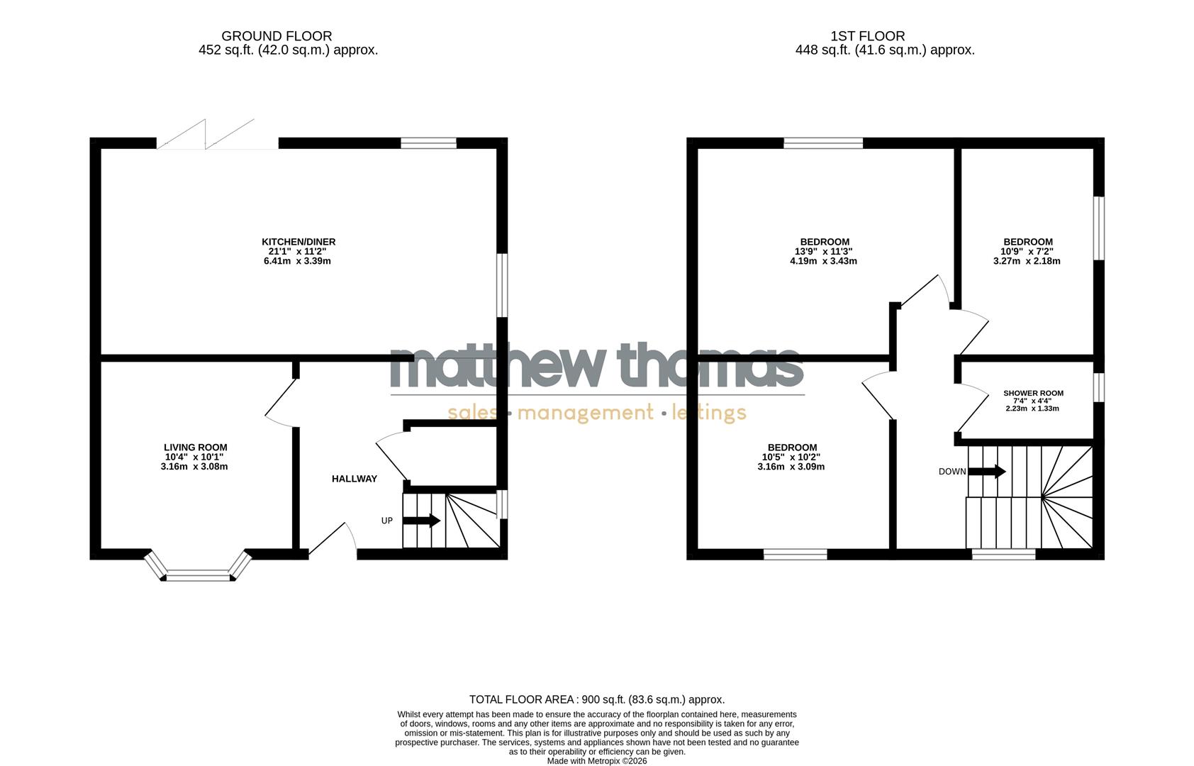 Leamoor Avenue, Alfreton floorplan