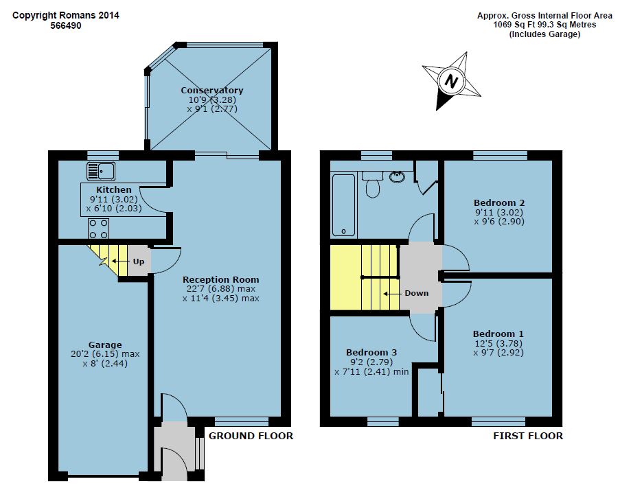 3 Bedrooms Terraced house for sale in Humber Close, Wokingham, Berkshire RG41