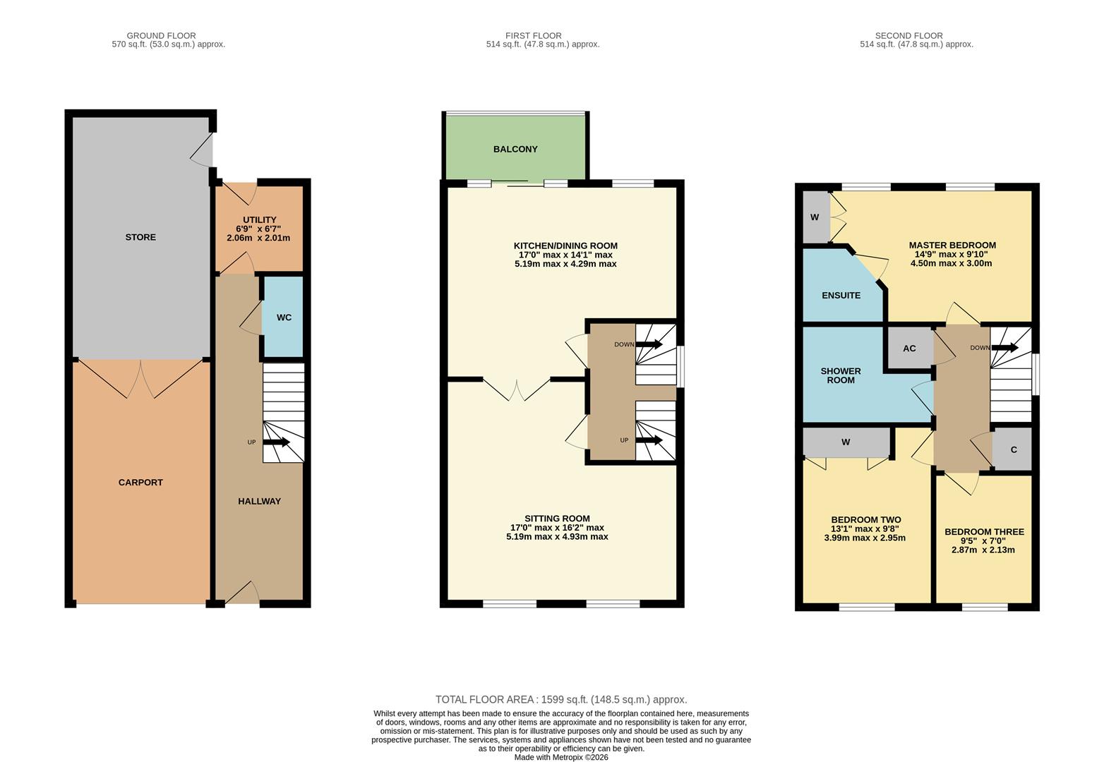9, Bucklands Grove, Chippenham floorplan