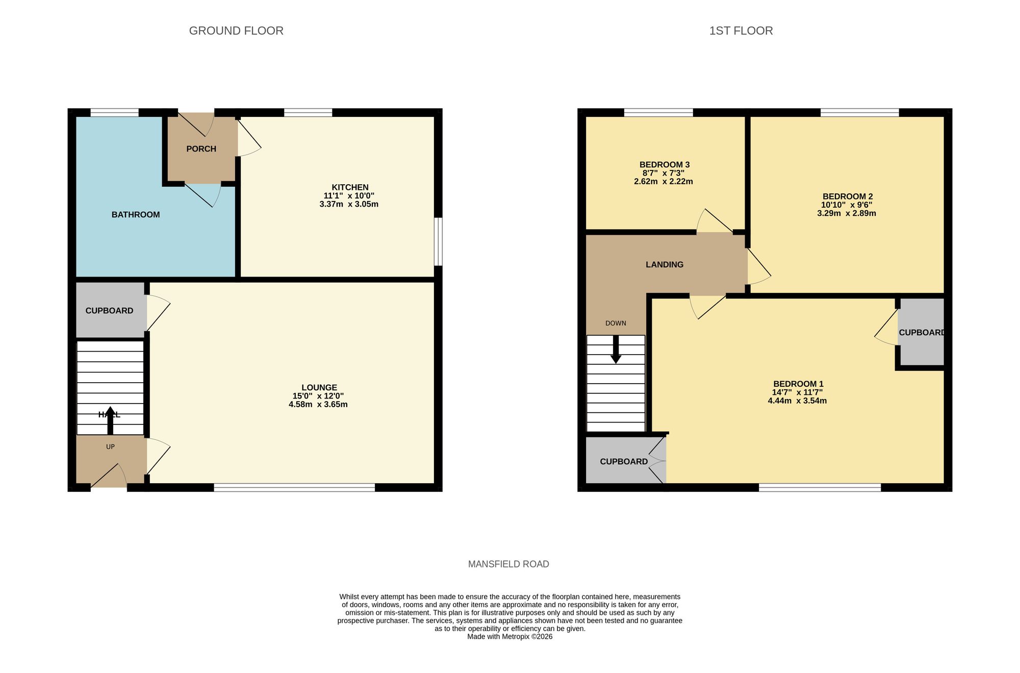 39 Mansfield Road, Mansfield floorplan