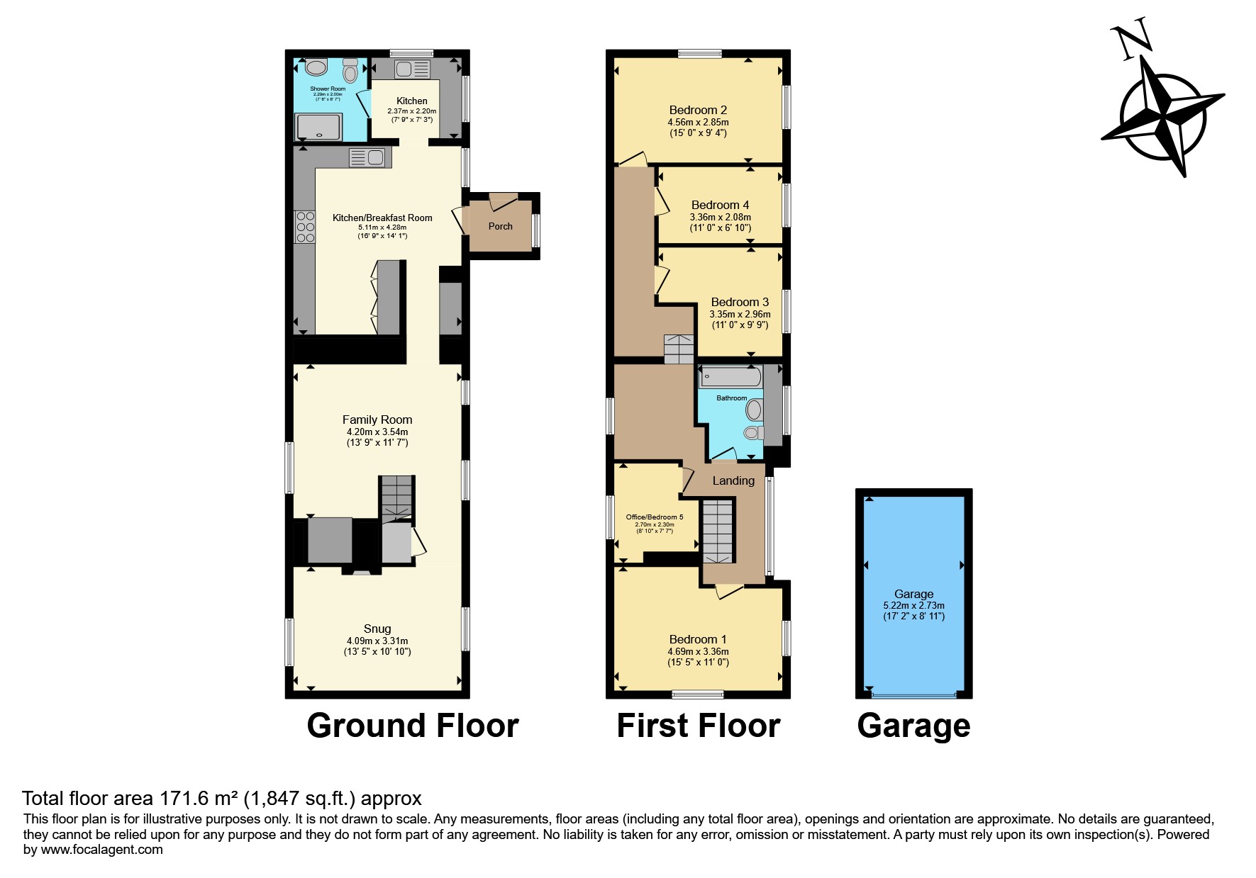 256, Harrowby Lane, Grantham floorplan